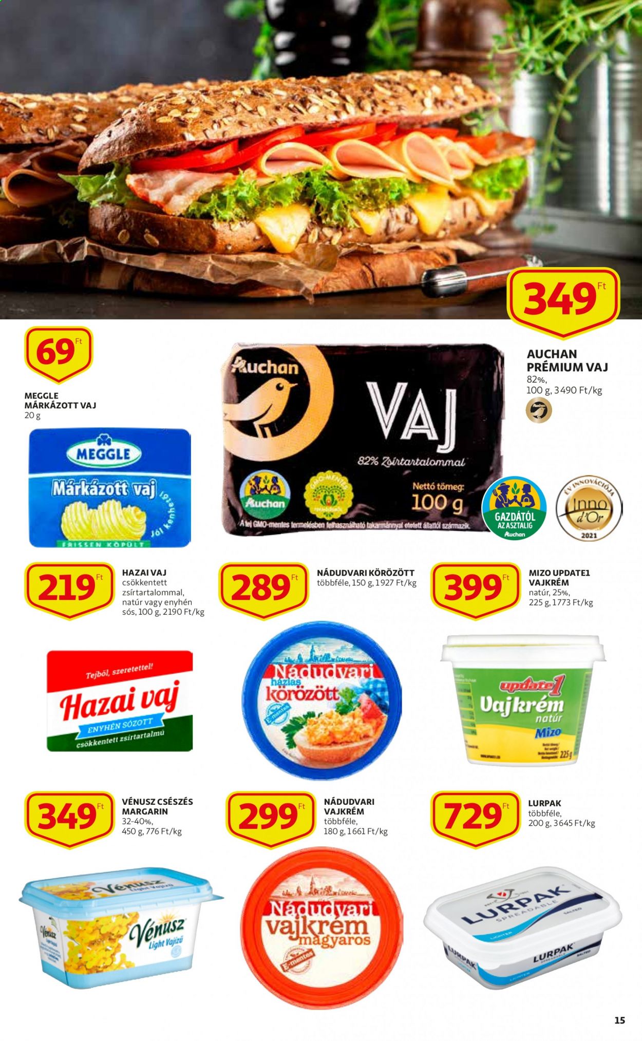 Auchan akciós újságok - 2021.04.06 - 2021.04.14. Oldal 15
