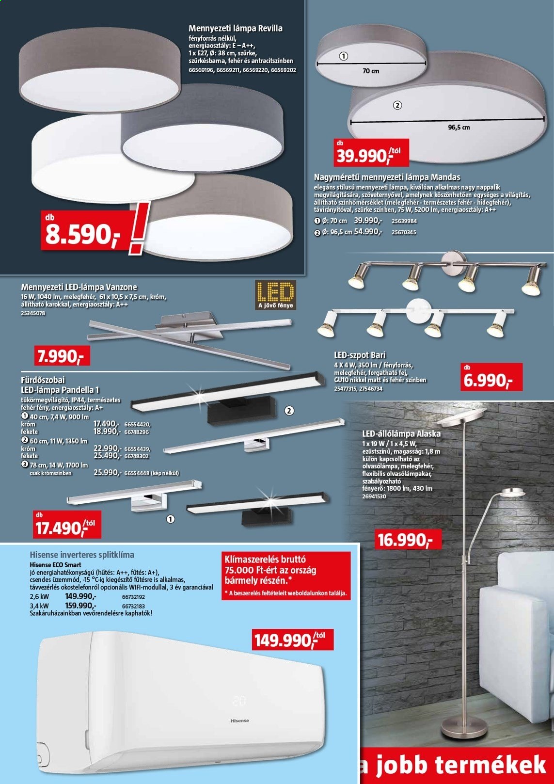 thumbnail - Bauhaus akciós újsága  - 2021.04.07 - 2021.05.03 - Akciós termékek - fényforrás, asztali lámpa, mennyezeti lámpa, mennyezeti led-lámpa, led-lámpa, lámpa.  24. Oldal