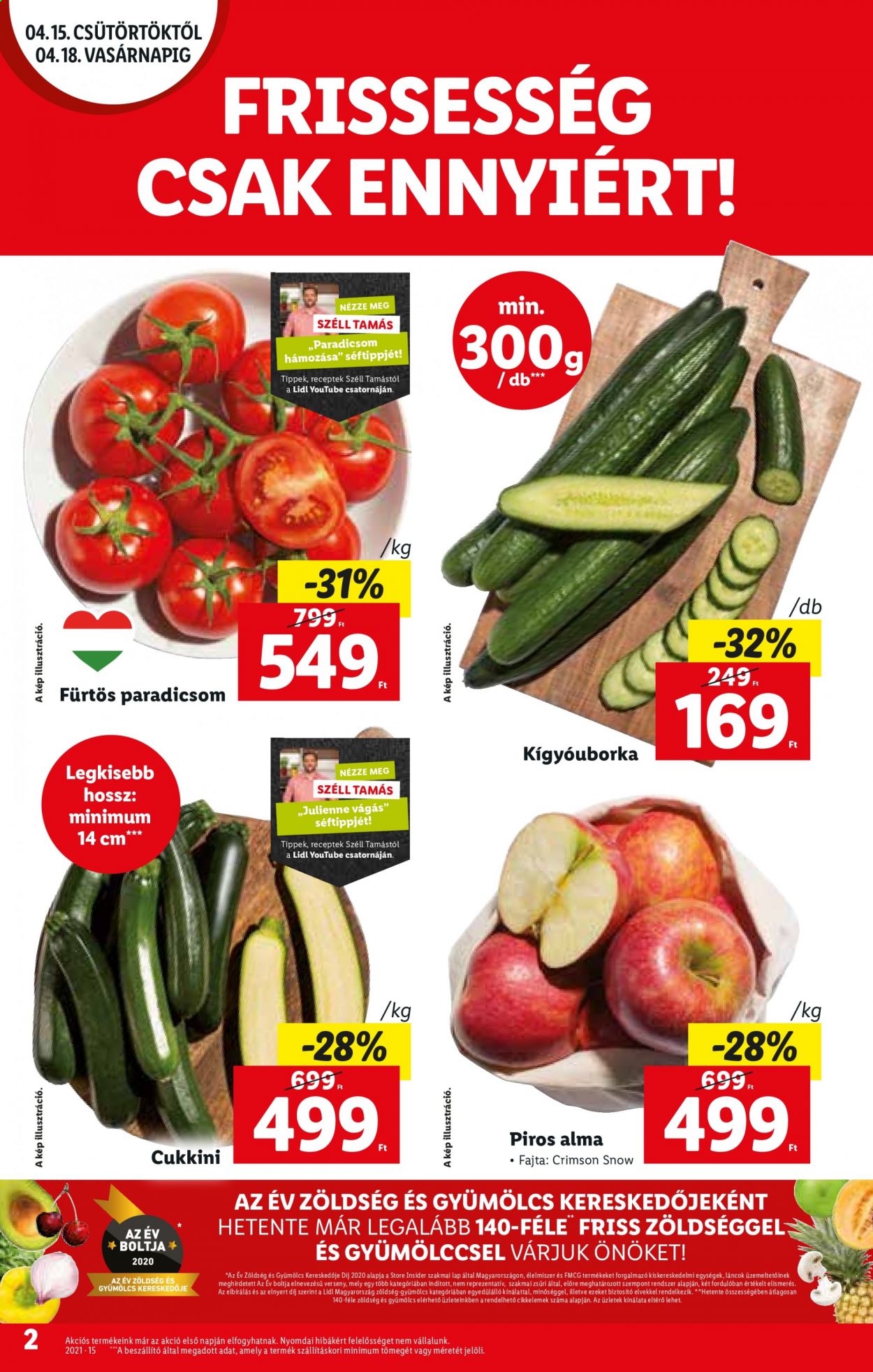 Lidl akciós újságok - 2021.04.15 - 2021.04.21. Oldal 2