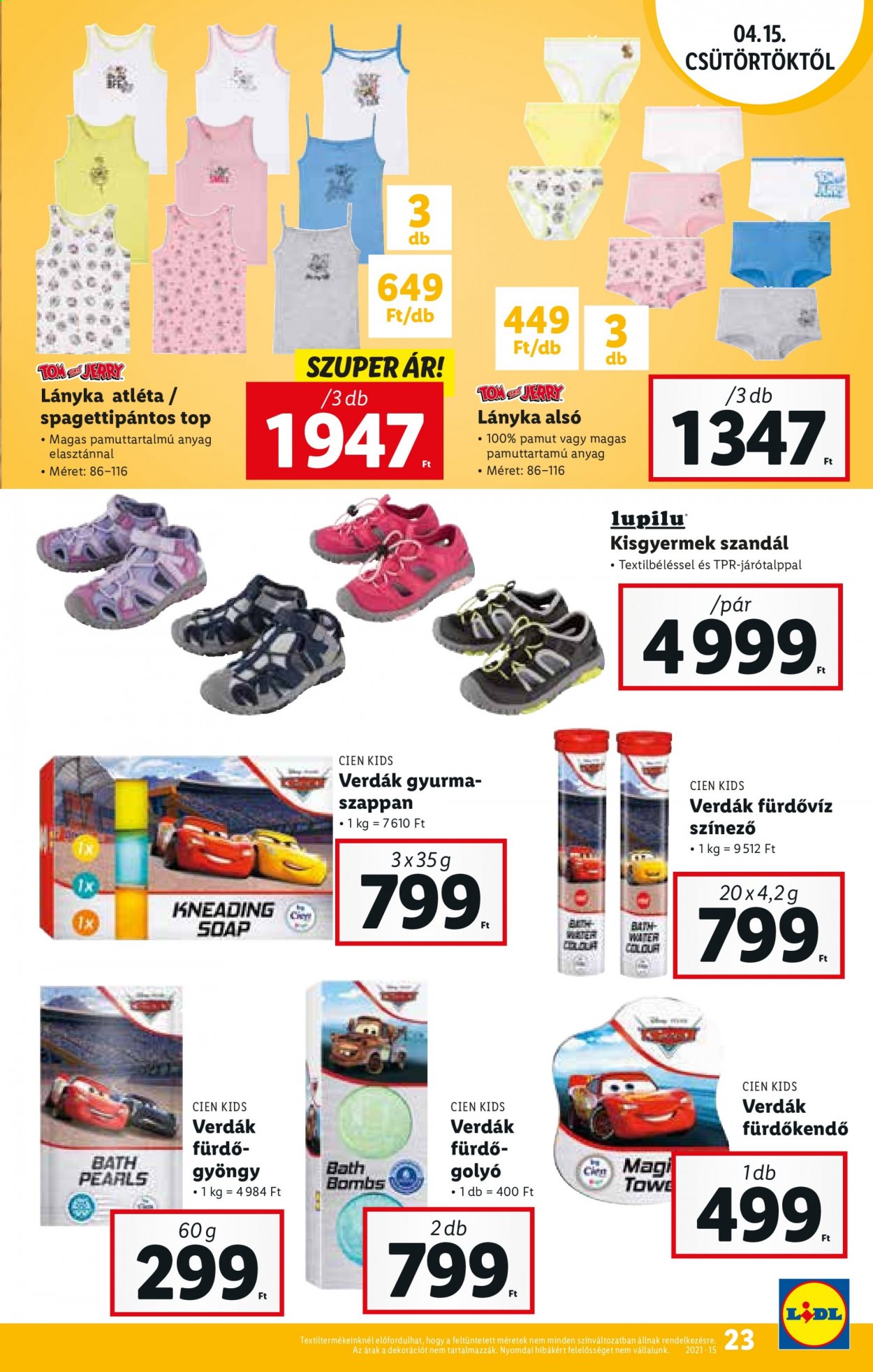 Lidl akciós újságok - 2021.04.15 - 2021.04.21. Oldal 23