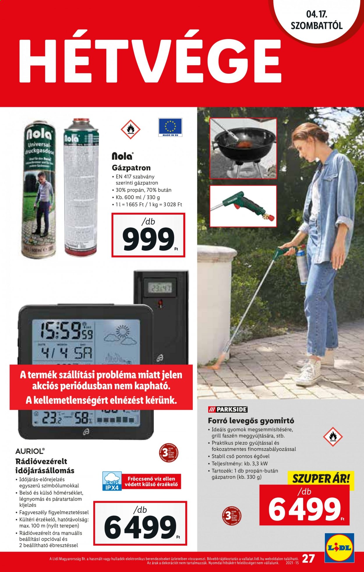 Lidl akciós újságok - 2021.04.15 - 2021.04.21. Oldal 27
