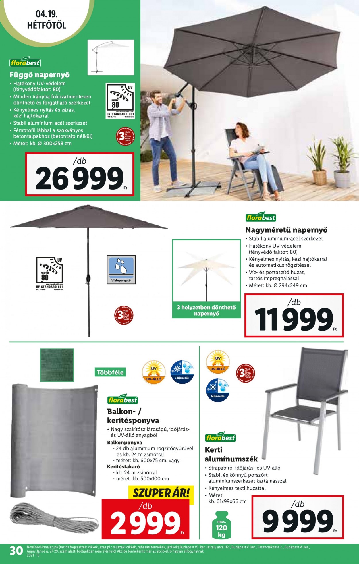 Lidl akciós újságok - 2021.04.15 - 2021.04.21. Oldal 30