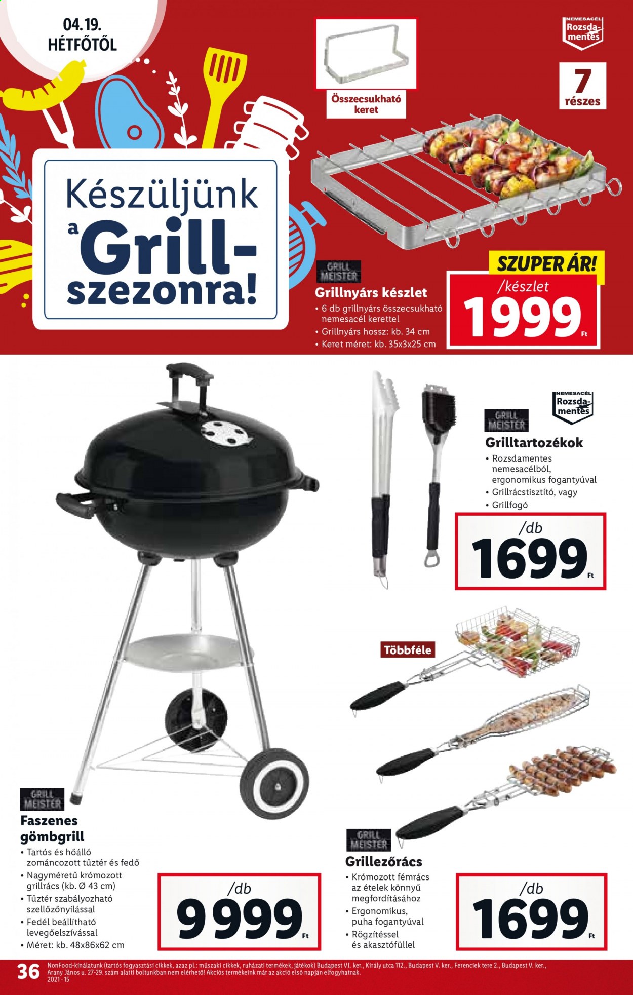Lidl akciós újságok - 2021.04.15 - 2021.04.21. Oldal 36
