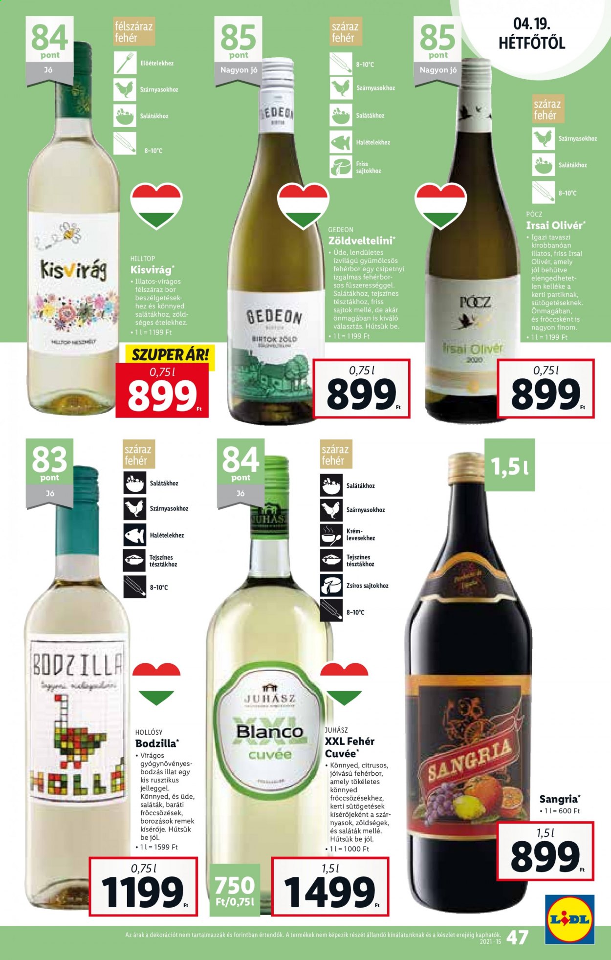 Lidl akciós újságok - 2021.04.15 - 2021.04.21. Oldal 47