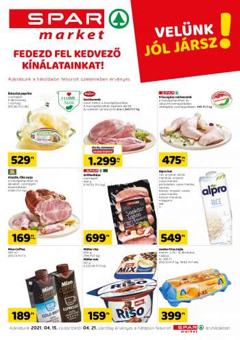 Újság SPAR market - 2021.04.15 - 2021.04.21.