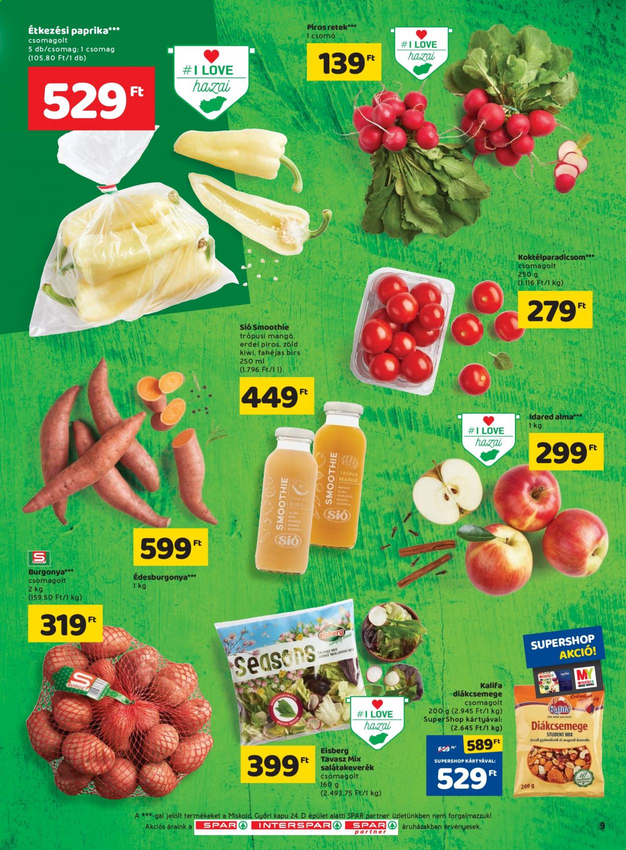 SPAR akciós újságok - 2021.04.15 - 2021.04.21. Oldal 9