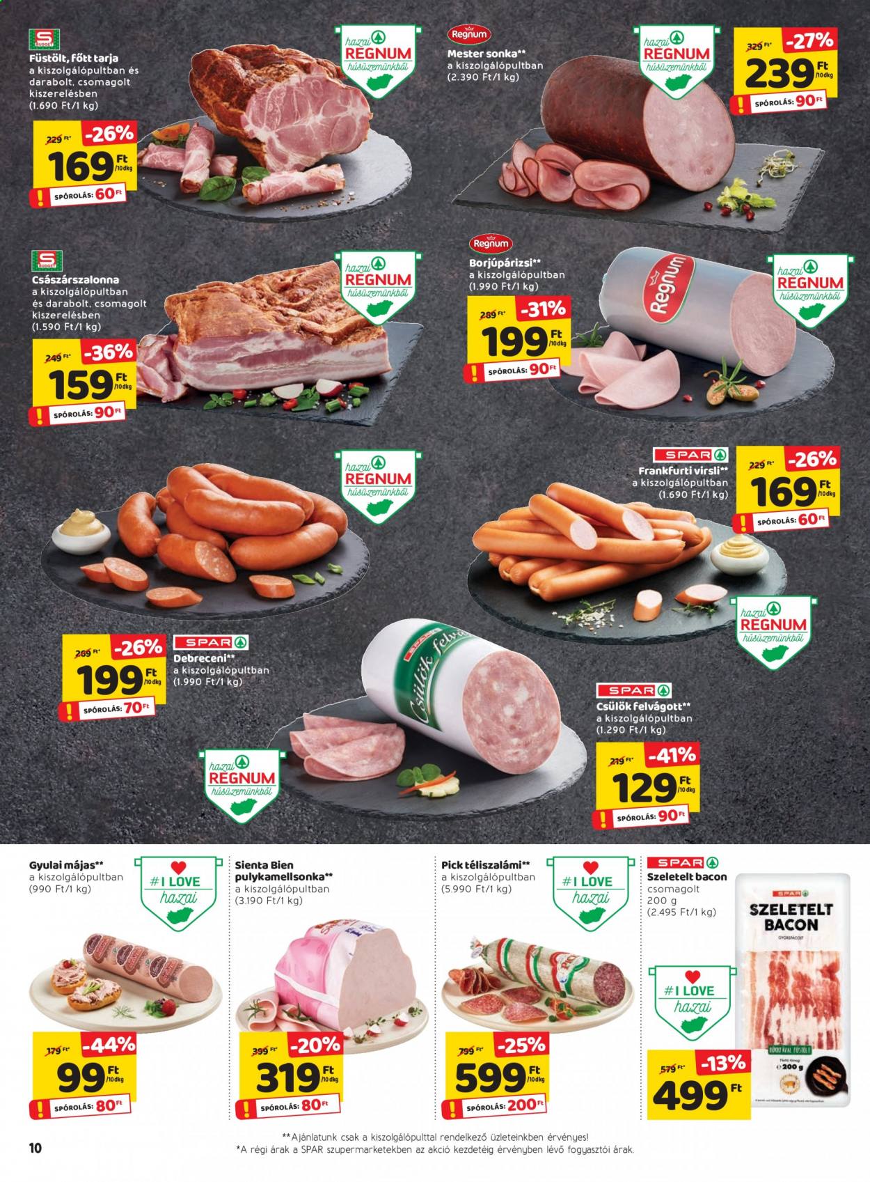 SPAR akciós újságok - 2021.04.15 - 2021.04.21. Oldal 10