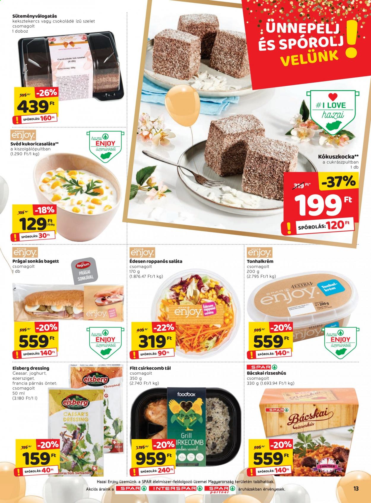 SPAR akciós újságok - 2021.04.15 - 2021.04.21. Oldal 13