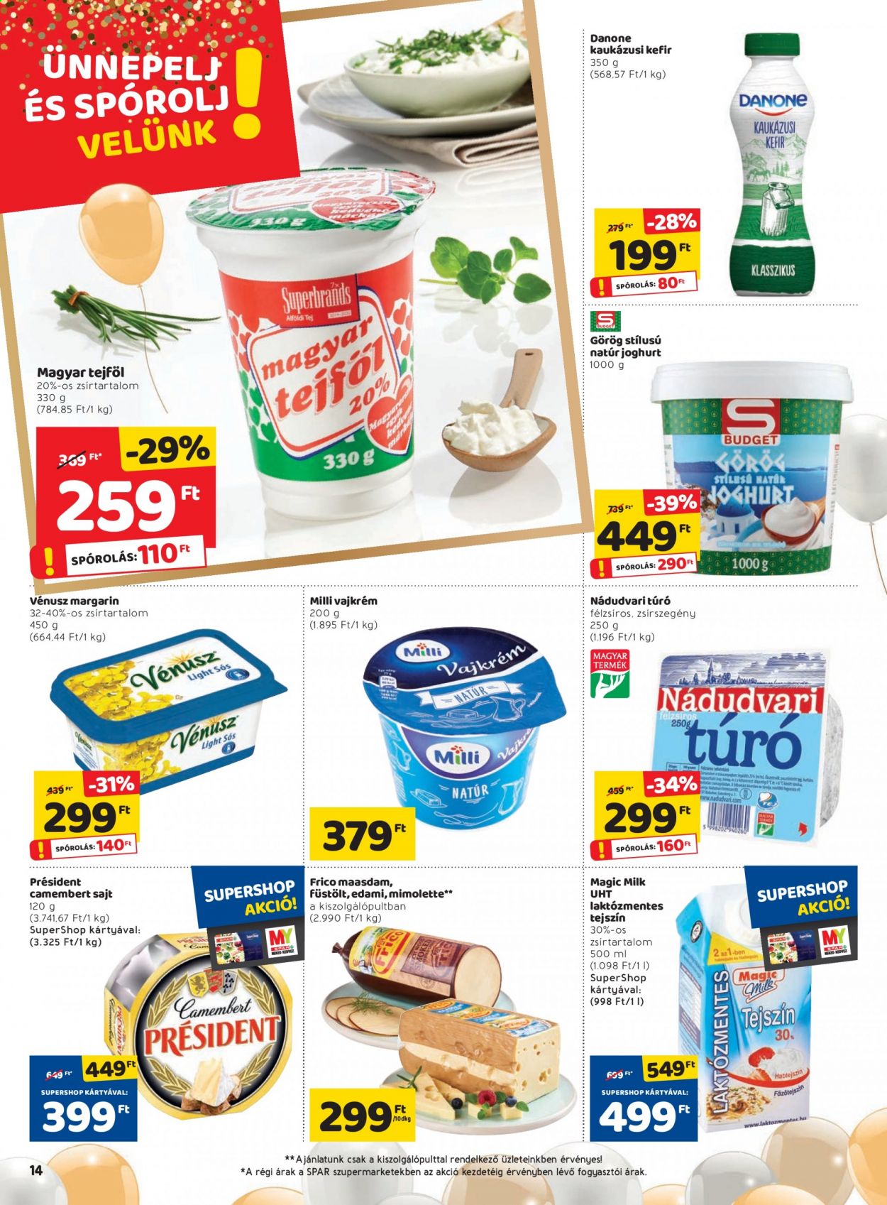 SPAR akciós újságok - 2021.04.15 - 2021.04.21. Oldal 14