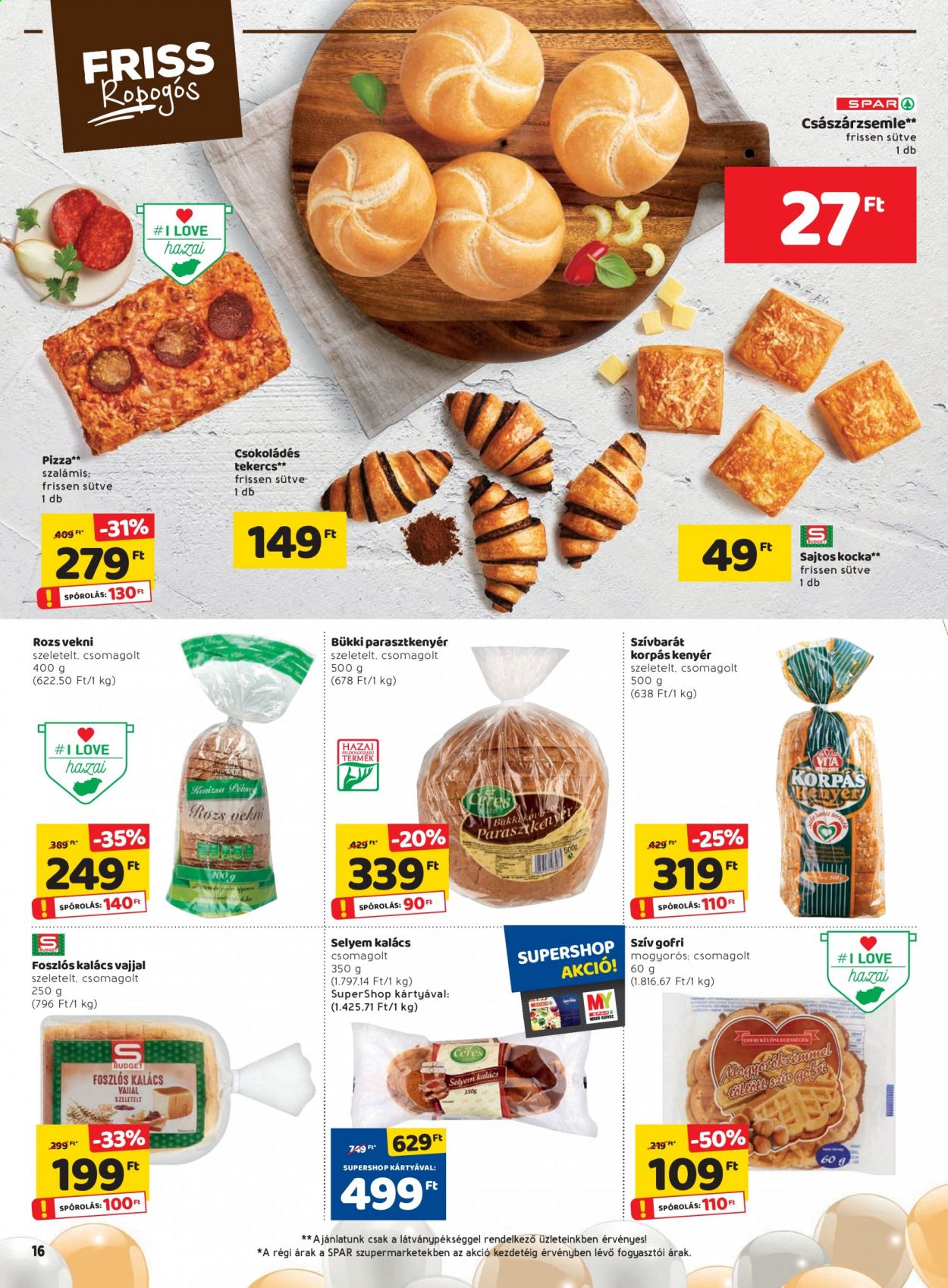 SPAR akciós újságok - 2021.04.15 - 2021.04.21. Oldal 16