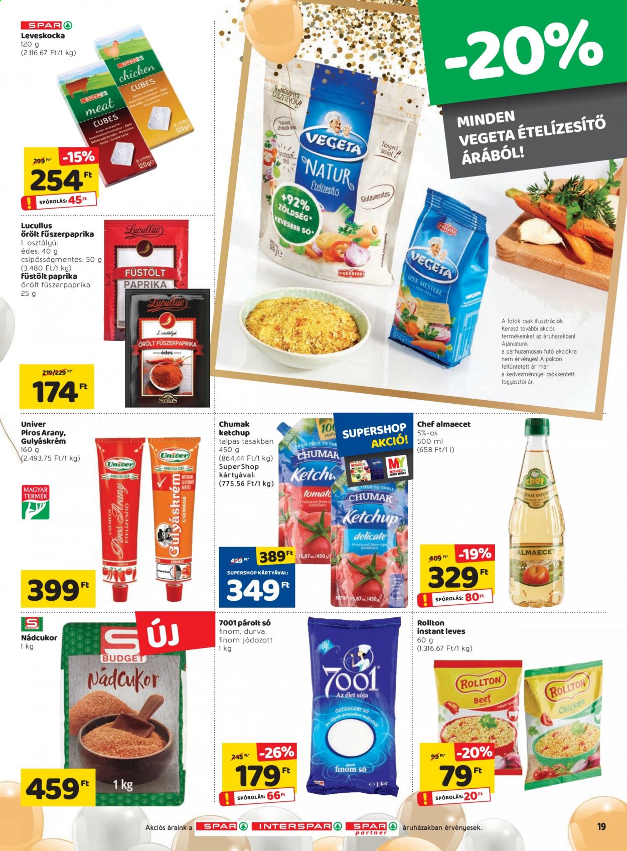 SPAR akciós újságok - 2021.04.15 - 2021.04.21. Oldal 19