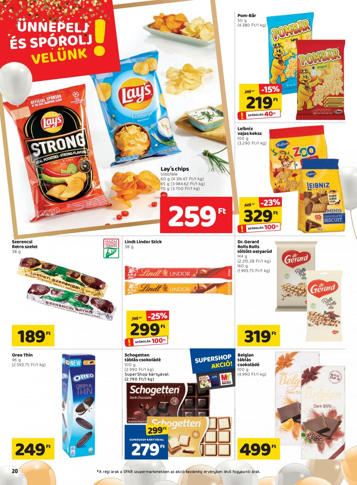 SPAR akciós újságok - 2021.04.15 - 2021.04.21. Oldal 20