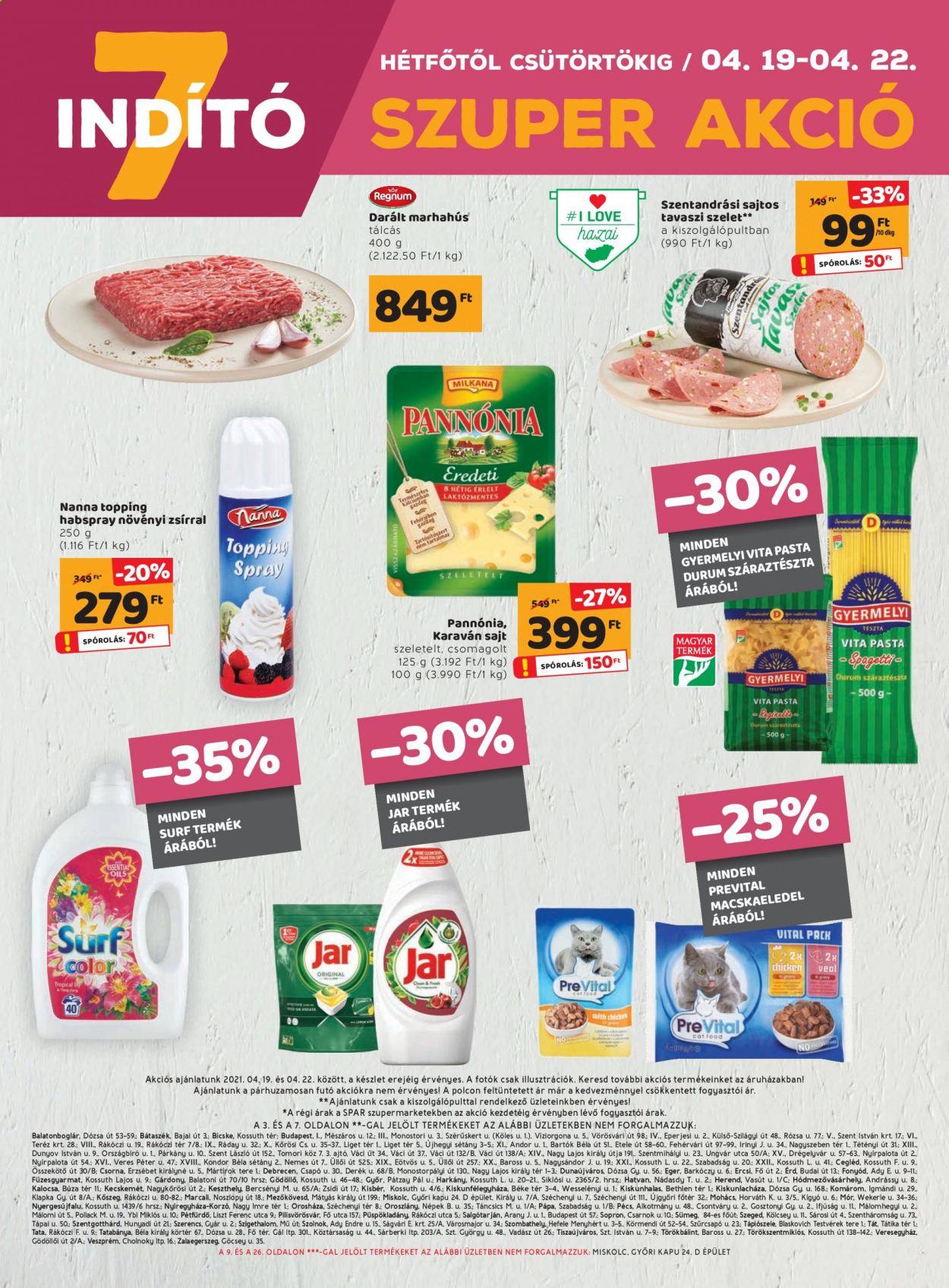 SPAR akciós újságok - 2021.04.15 - 2021.04.21. Oldal 27
