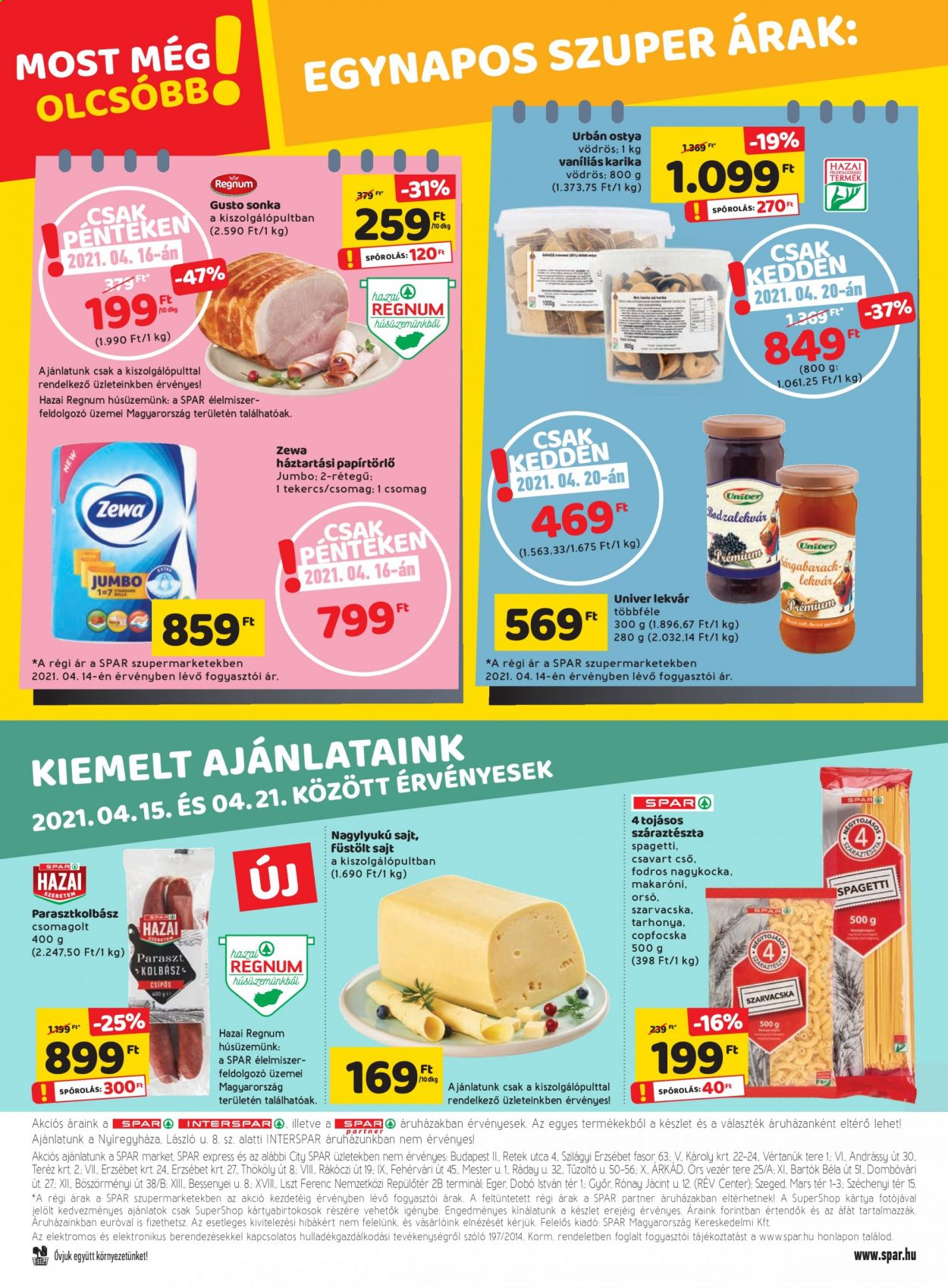 SPAR akciós újságok - 2021.04.15 - 2021.04.21. Oldal 28