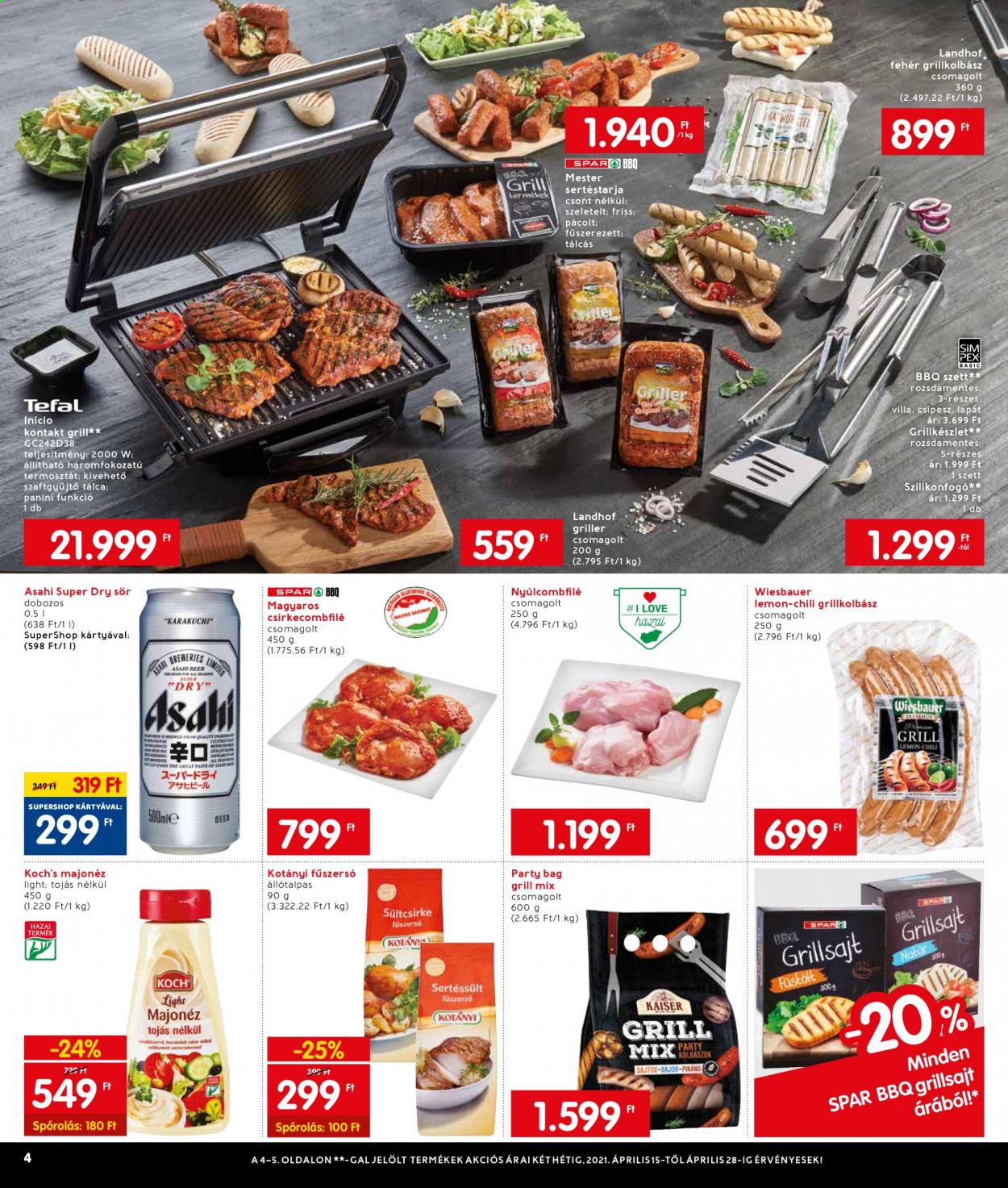 INTERSPAR akciós újságok - 2021.04.15 - 2021.04.21. Oldal 4