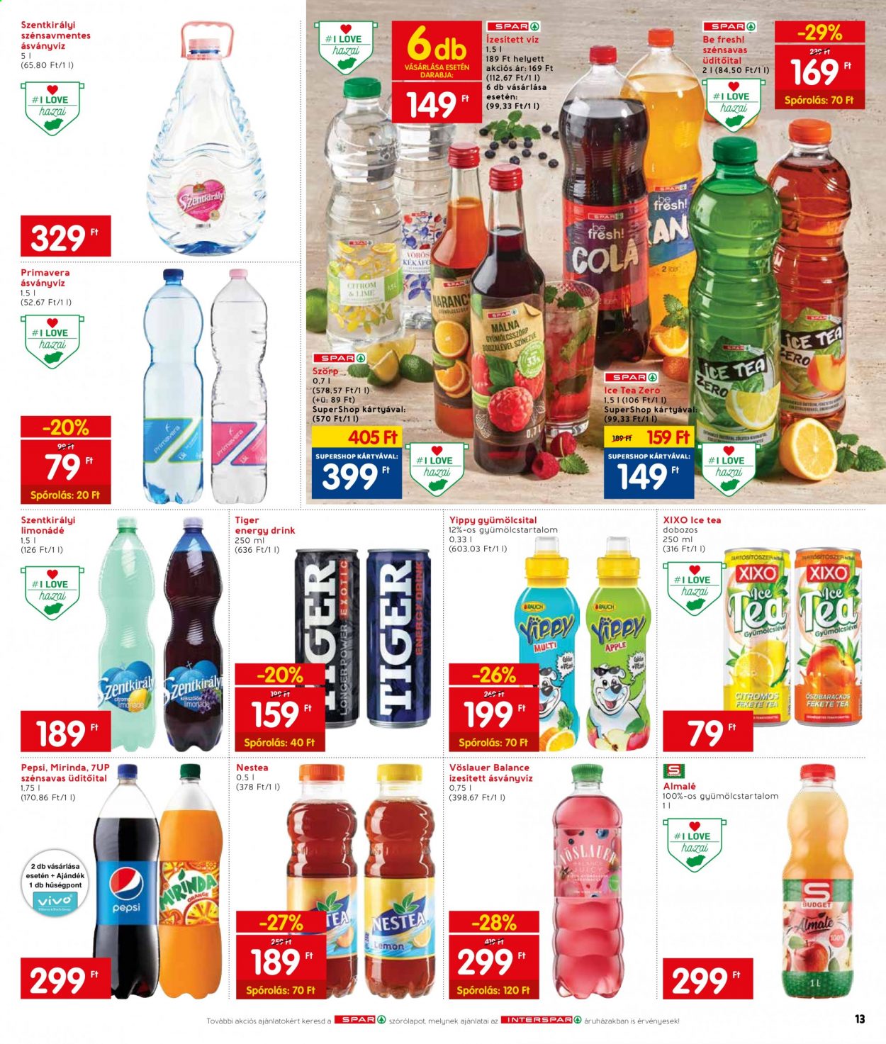 INTERSPAR akciós újságok - 2021.04.15 - 2021.04.21. Oldal 13