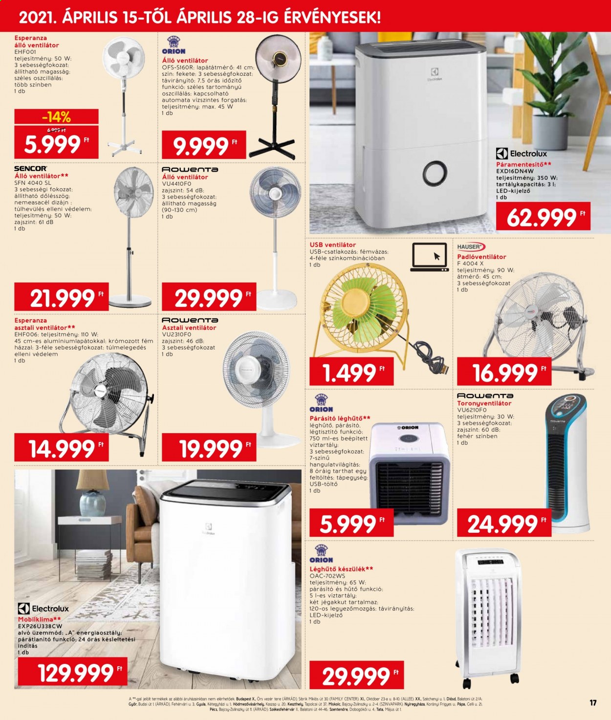 INTERSPAR akciós újságok - 2021.04.15 - 2021.04.21. Oldal 17
