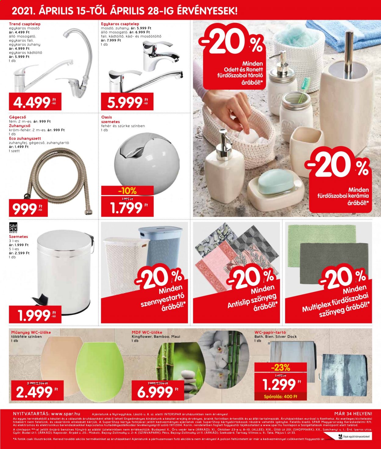INTERSPAR akciós újságok - 2021.04.15 - 2021.04.21. Oldal 19