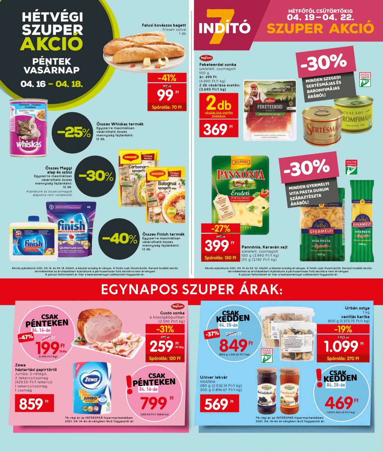 INTERSPAR akciós újságok - 2021.04.15 - 2021.04.21. Oldal 20
