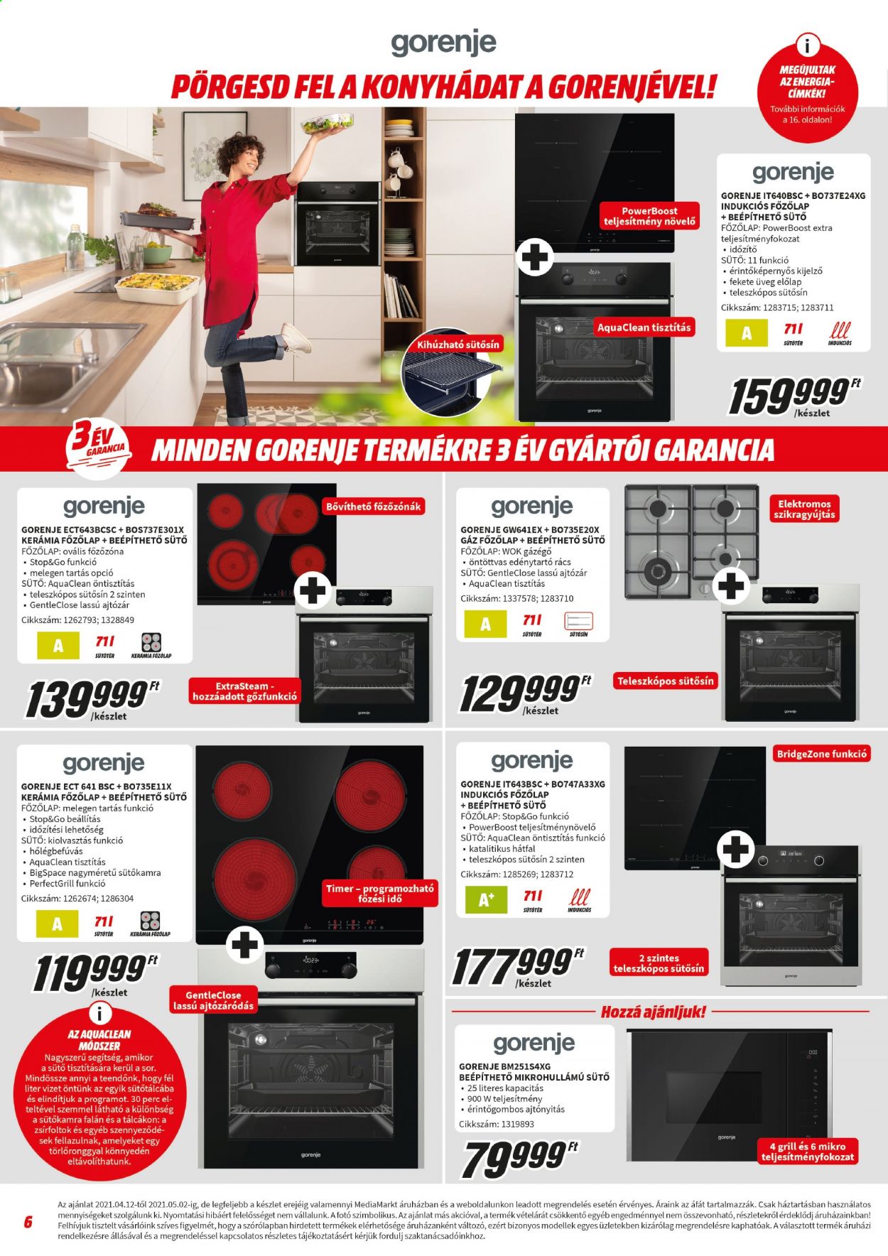 MediaMarkt akciós újságok - 2021.04.12 - 2021.05.02. Oldal 6