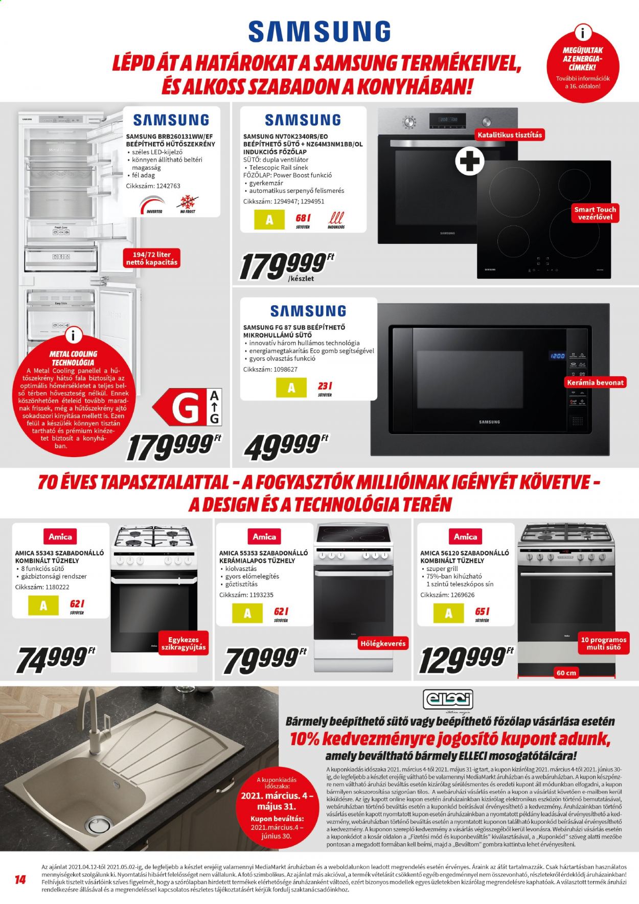 MediaMarkt akciós újságok - 2021.04.12 - 2021.05.02. Oldal 14