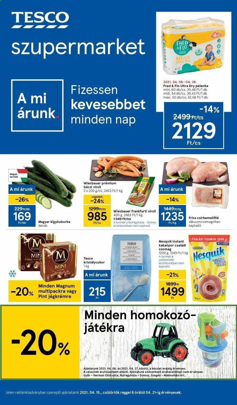 TESCO akciós újságok - 2021.04.15 - 2021.04.21. Oldal 1