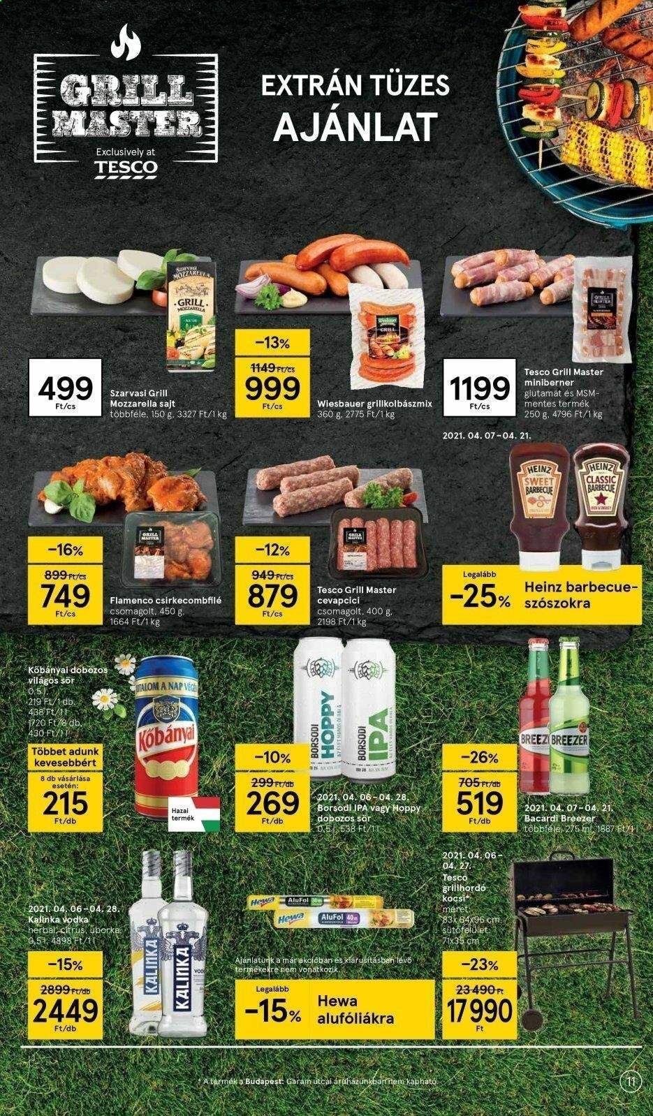 TESCO akciós újságok - 2021.04.15 - 2021.04.21. Oldal 11