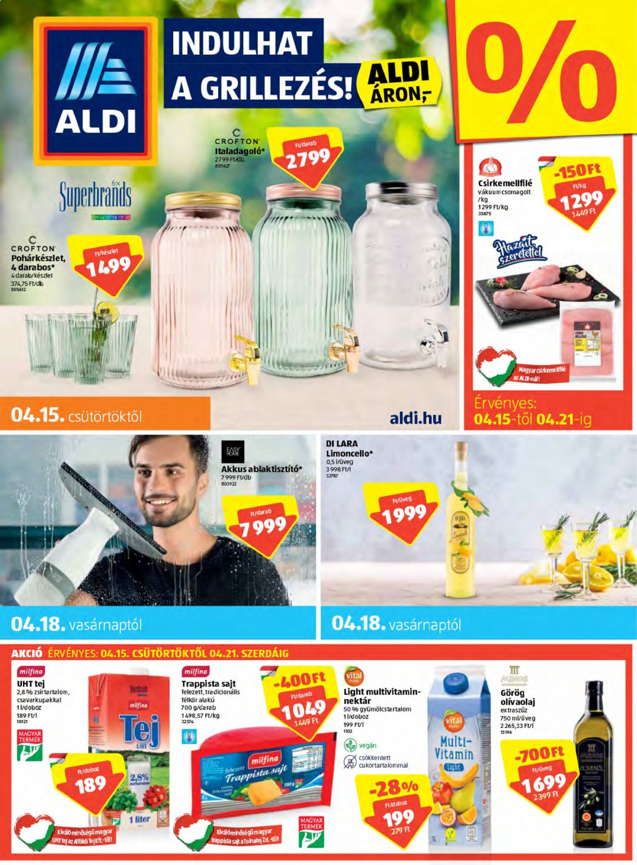 Aldi akciós újságok - 2021.04.15 - 2021.04.21. Oldal 1