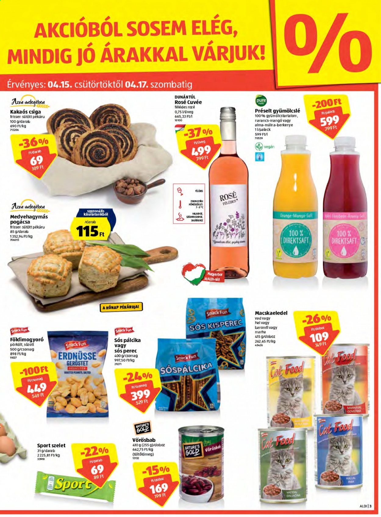 Aldi akciós újságok - 2021.04.15 - 2021.04.21. Oldal 3
