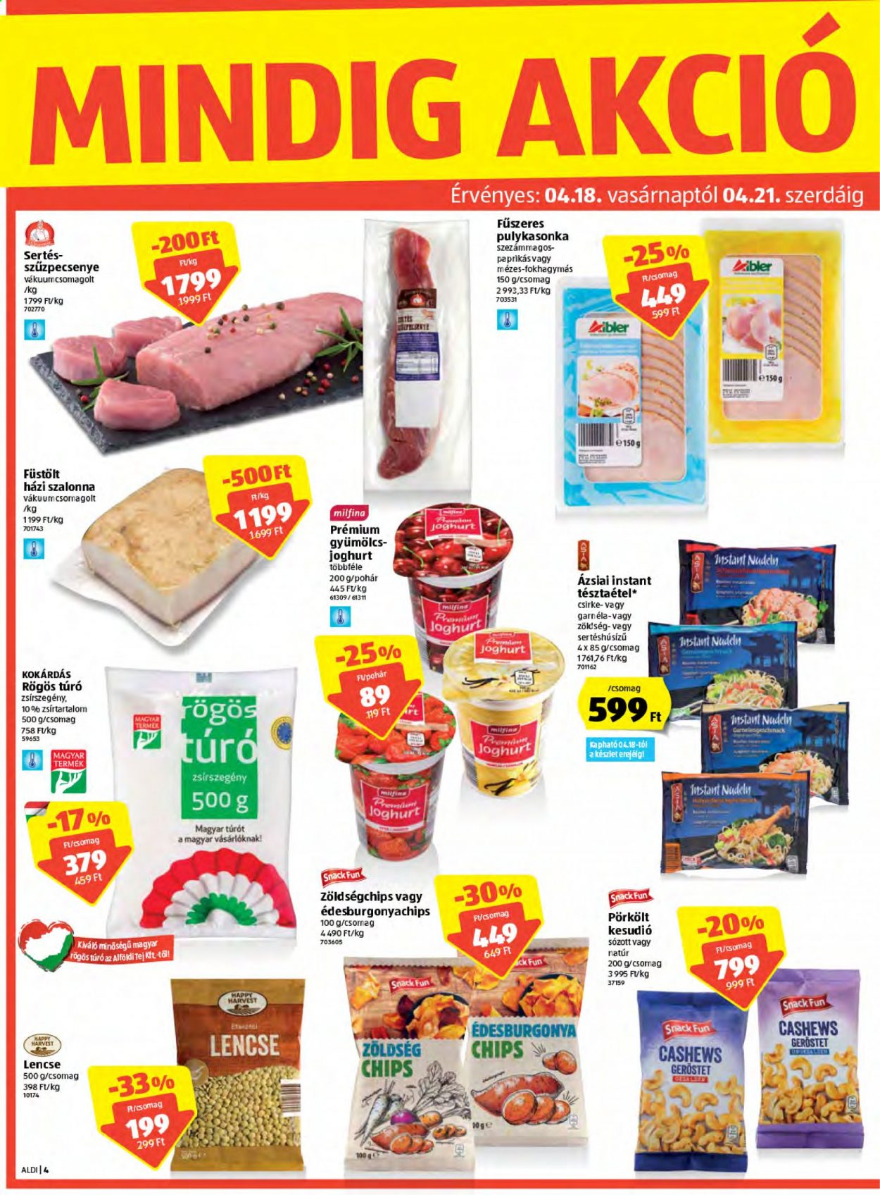 Aldi akciós újságok - 2021.04.15 - 2021.04.21. Oldal 4