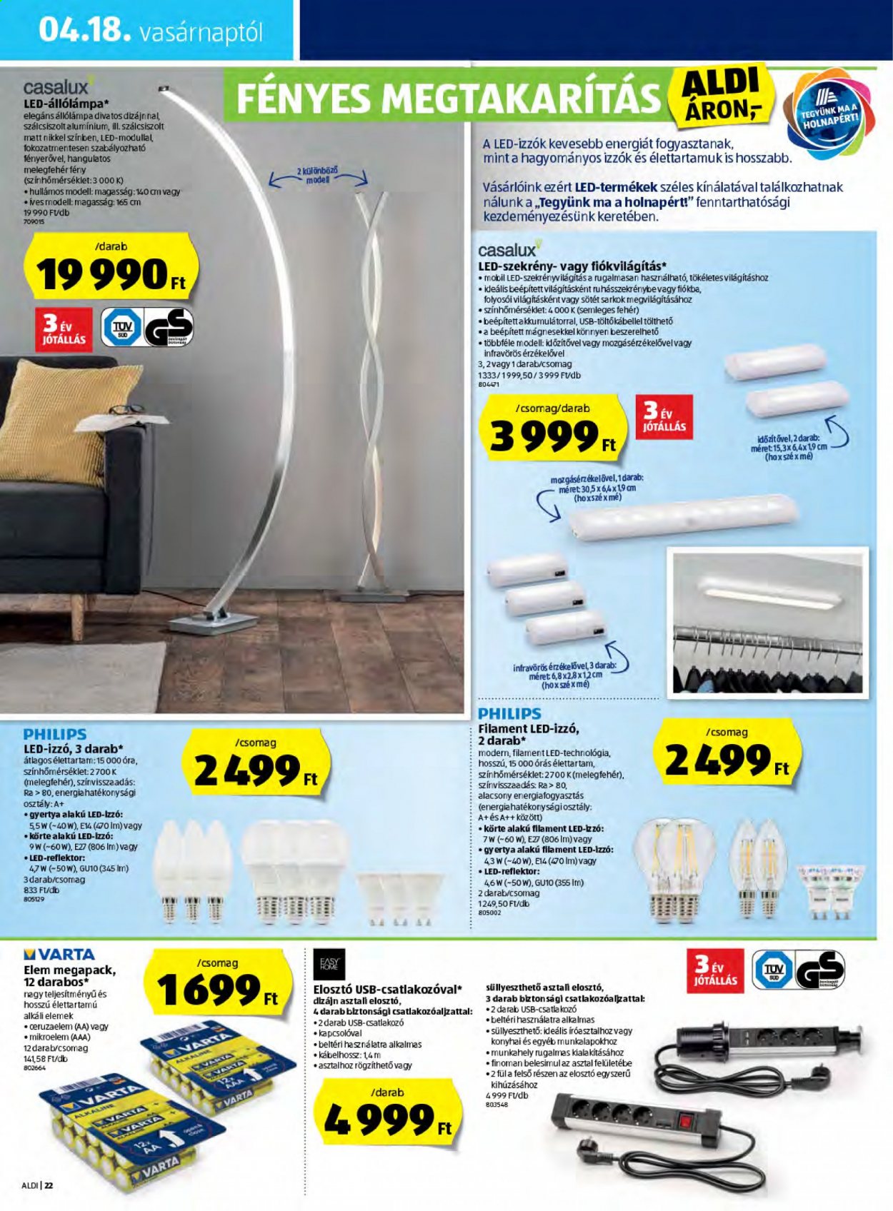 Aldi akciós újságok - 2021.04.15 - 2021.04.21. Oldal 22