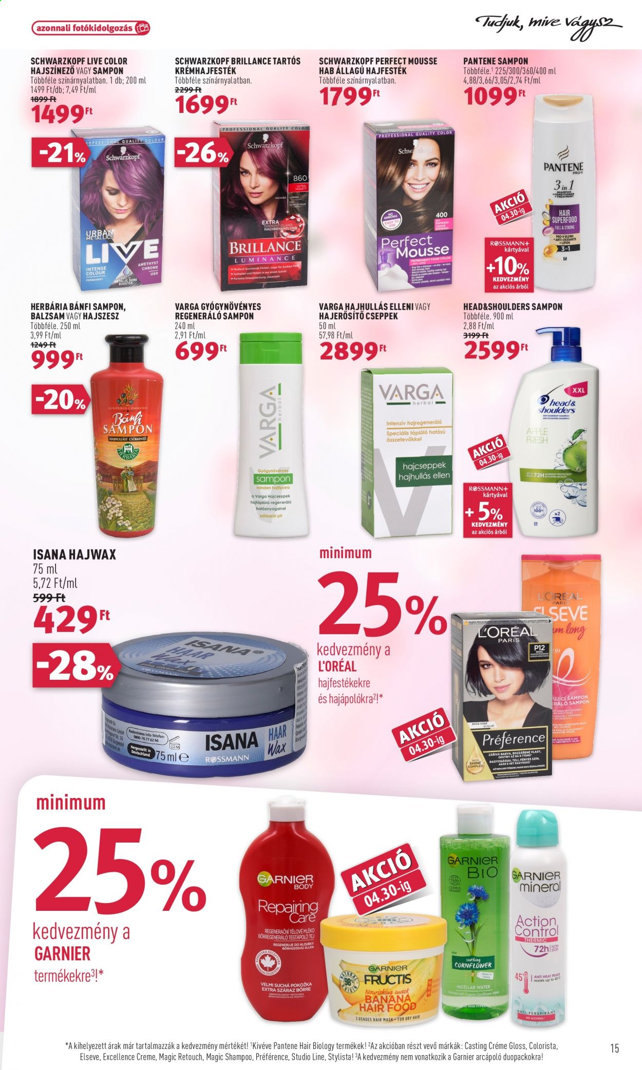 Rossmann akciós újságok - 2021.04.19 - 2021.04.23. Oldal 15