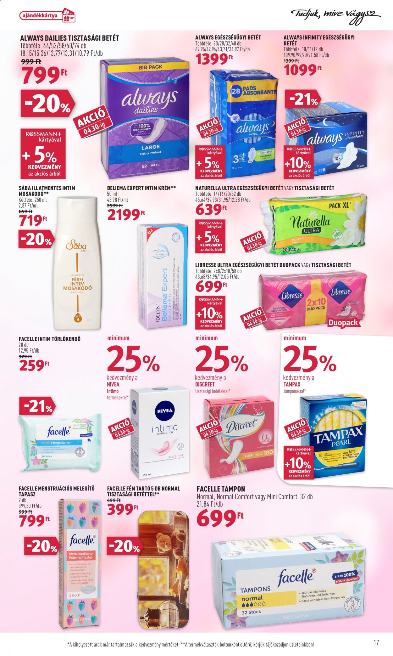 Rossmann akciós újságok - 2021.04.19 - 2021.04.23. Oldal 17