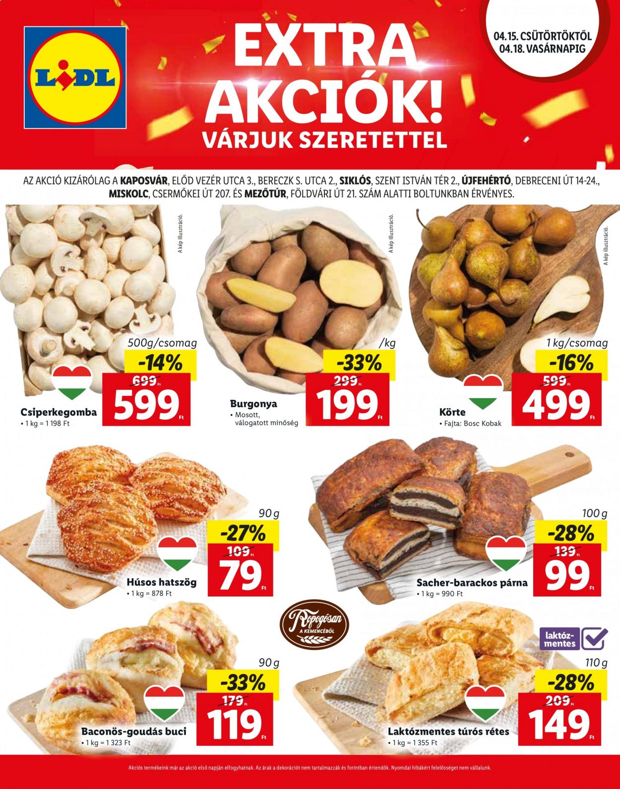 Lidl akciós újságok - 2021.04.15 - 2021.04.18. Oldal 1