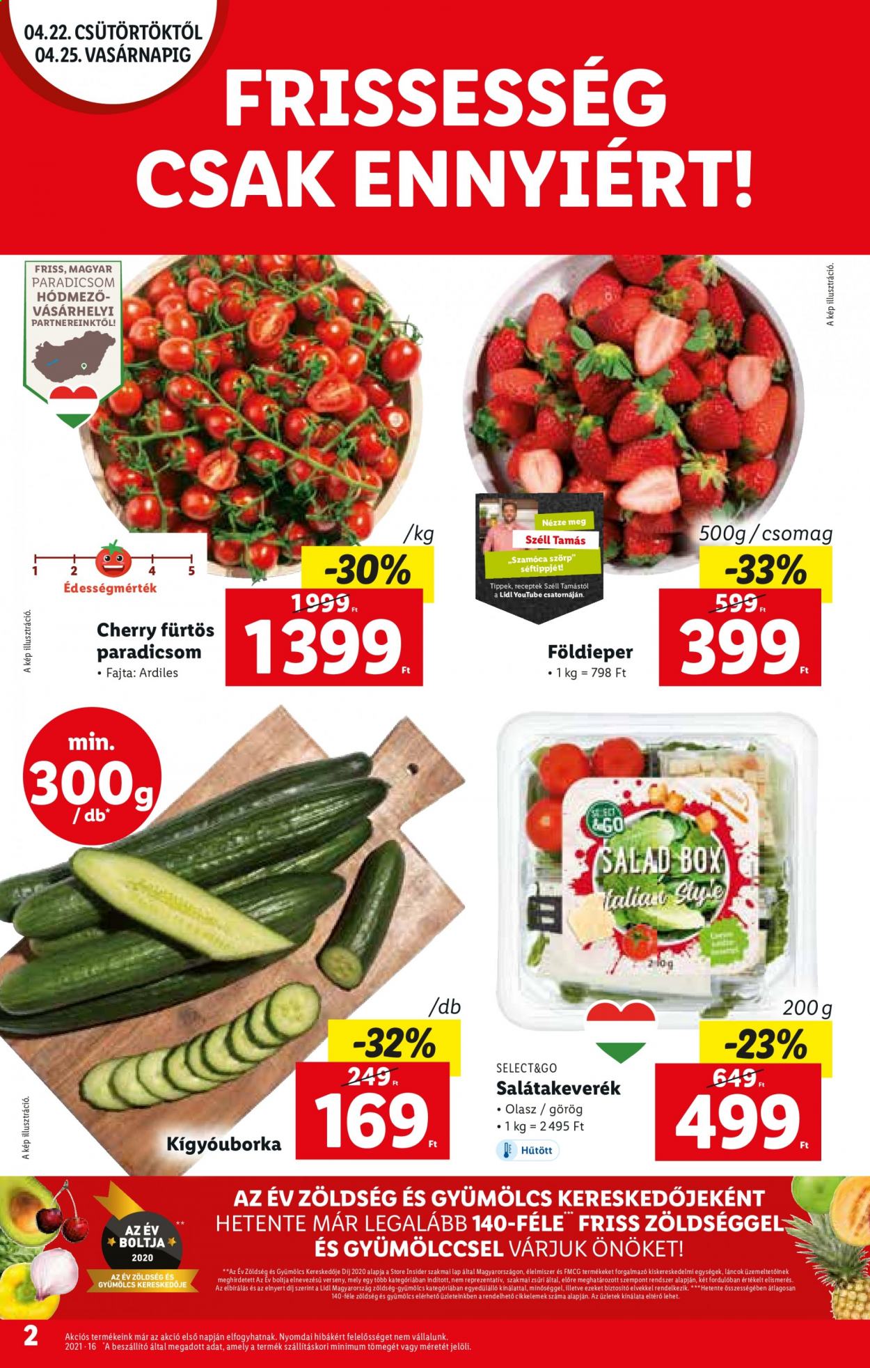 Lidl akciós újságok - 2021.04.22 - 2021.04.28. Oldal 2