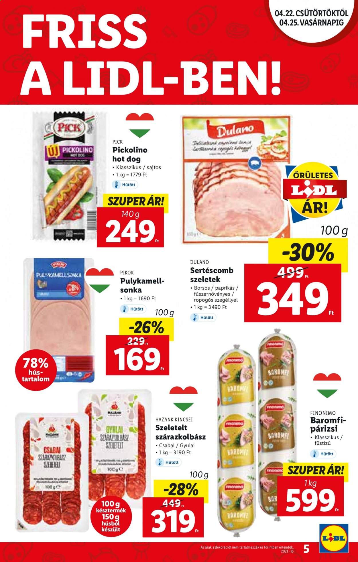 Lidl akciós újságok - 2021.04.22 - 2021.04.28. Oldal 5