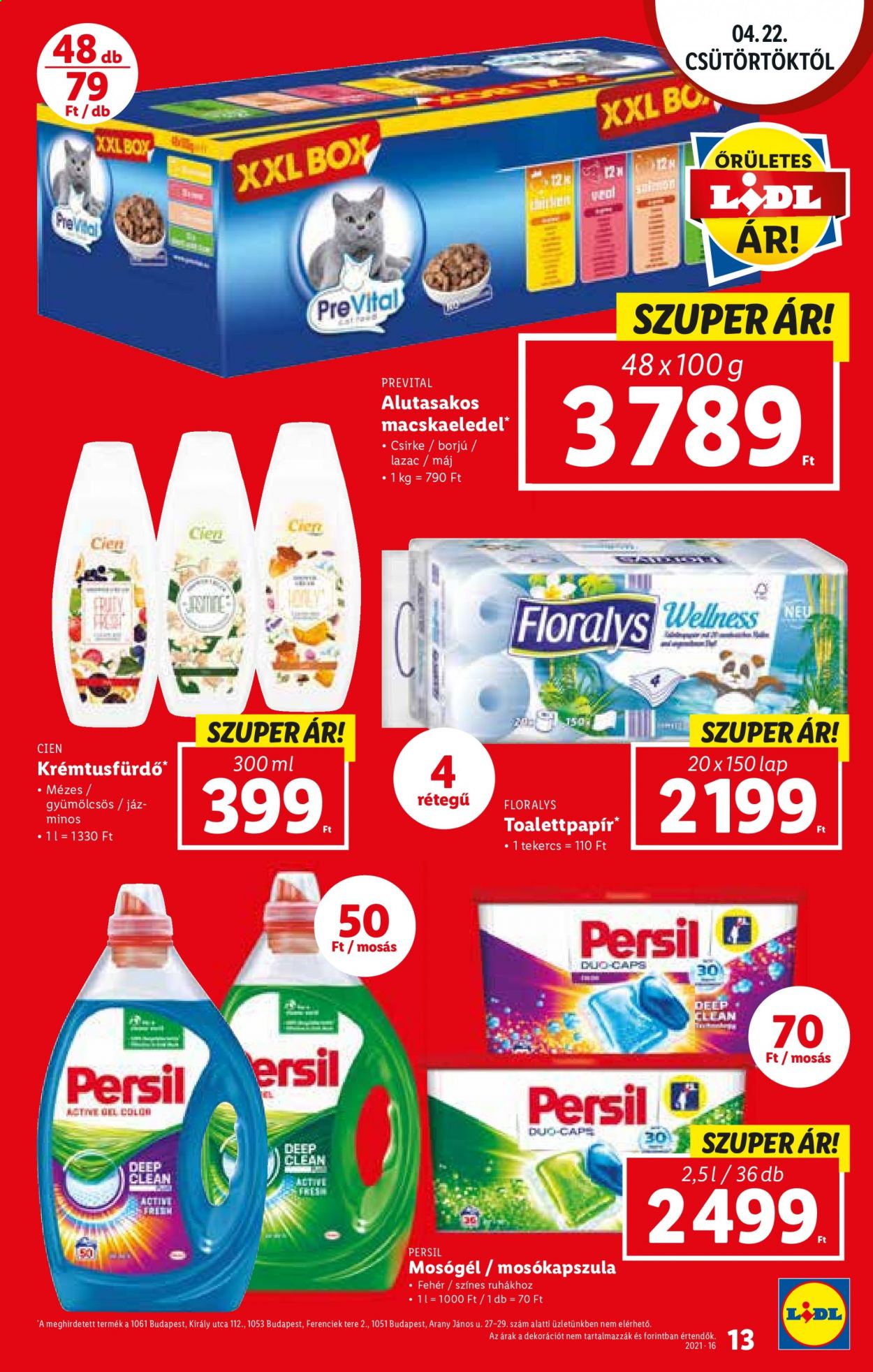 Lidl akciós újságok - 2021.04.22 - 2021.04.28. Oldal 13