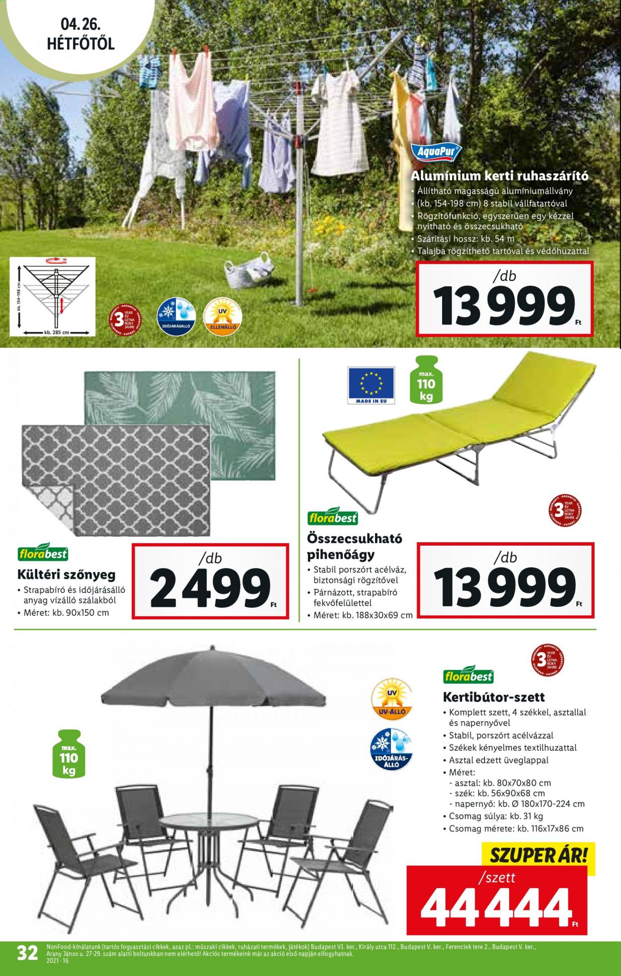 Lidl akciós újságok - 2021.04.22 - 2021.04.28. Oldal 32