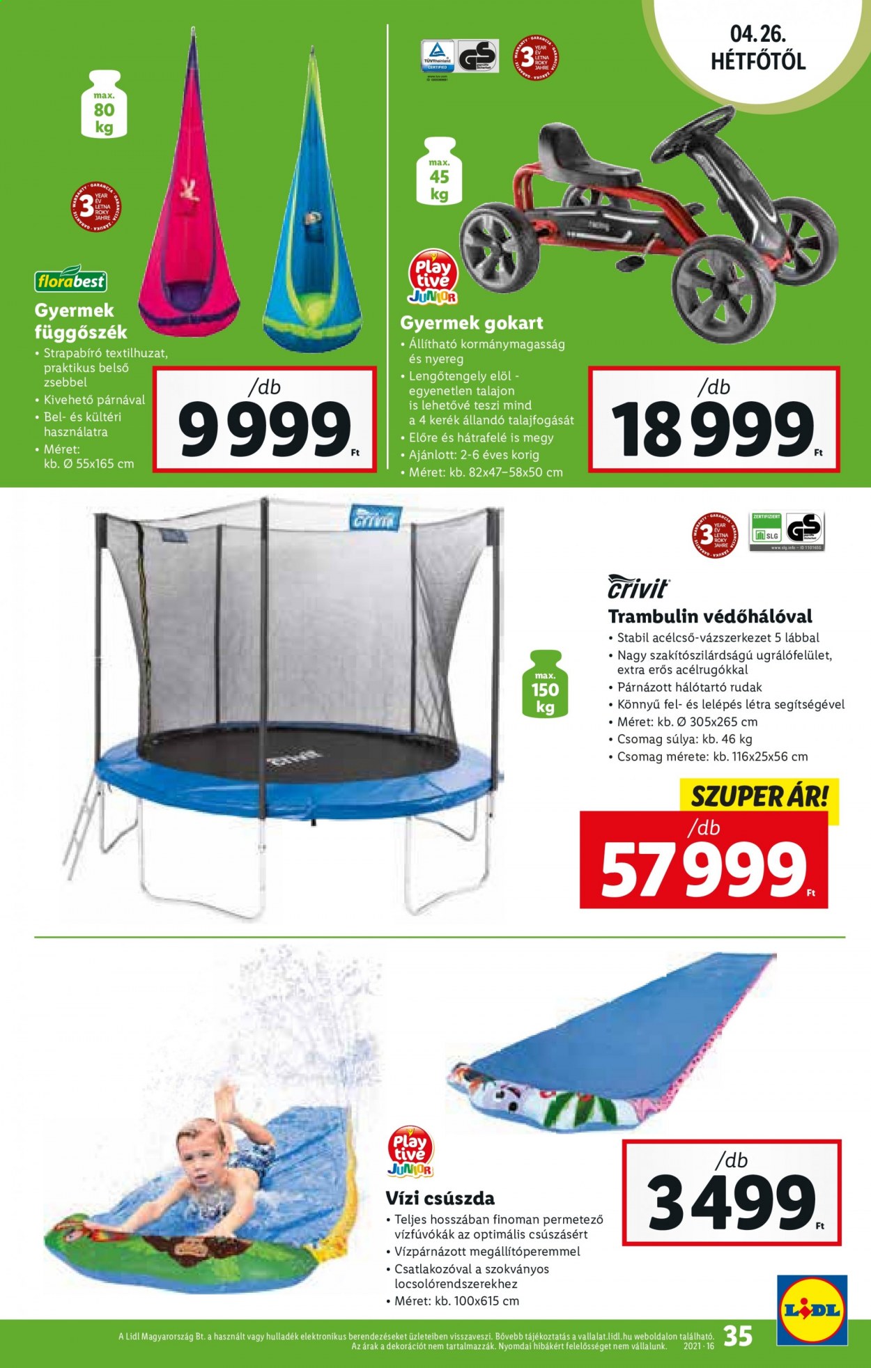 Lidl akciós újságok - 2021.04.22 - 2021.04.28. Oldal 35