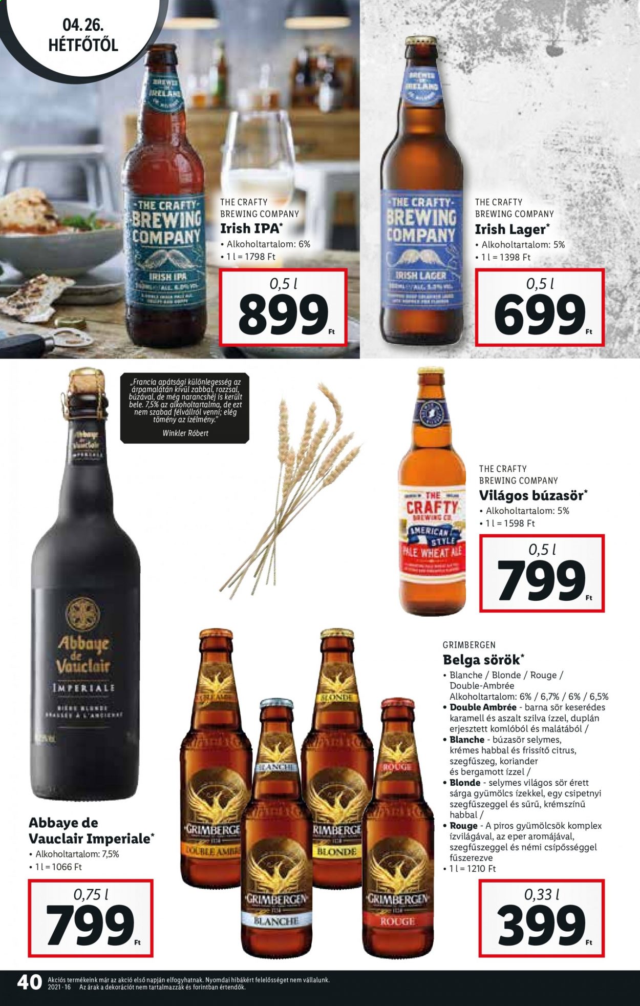 Lidl akciós újságok - 2021.04.22 - 2021.04.28. Oldal 40