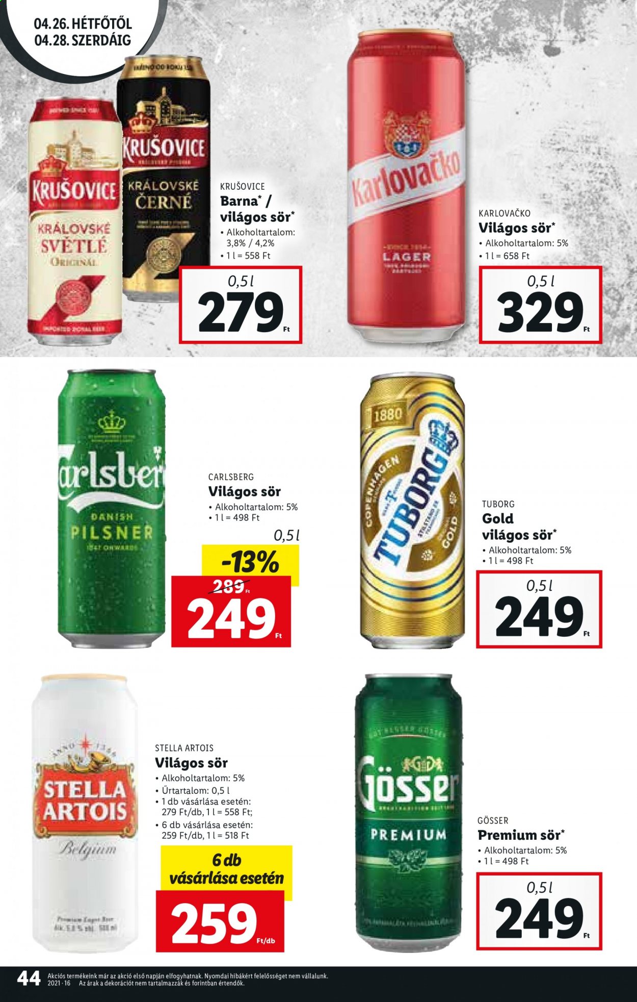 Lidl akciós újságok - 2021.04.22 - 2021.04.28. Oldal 44