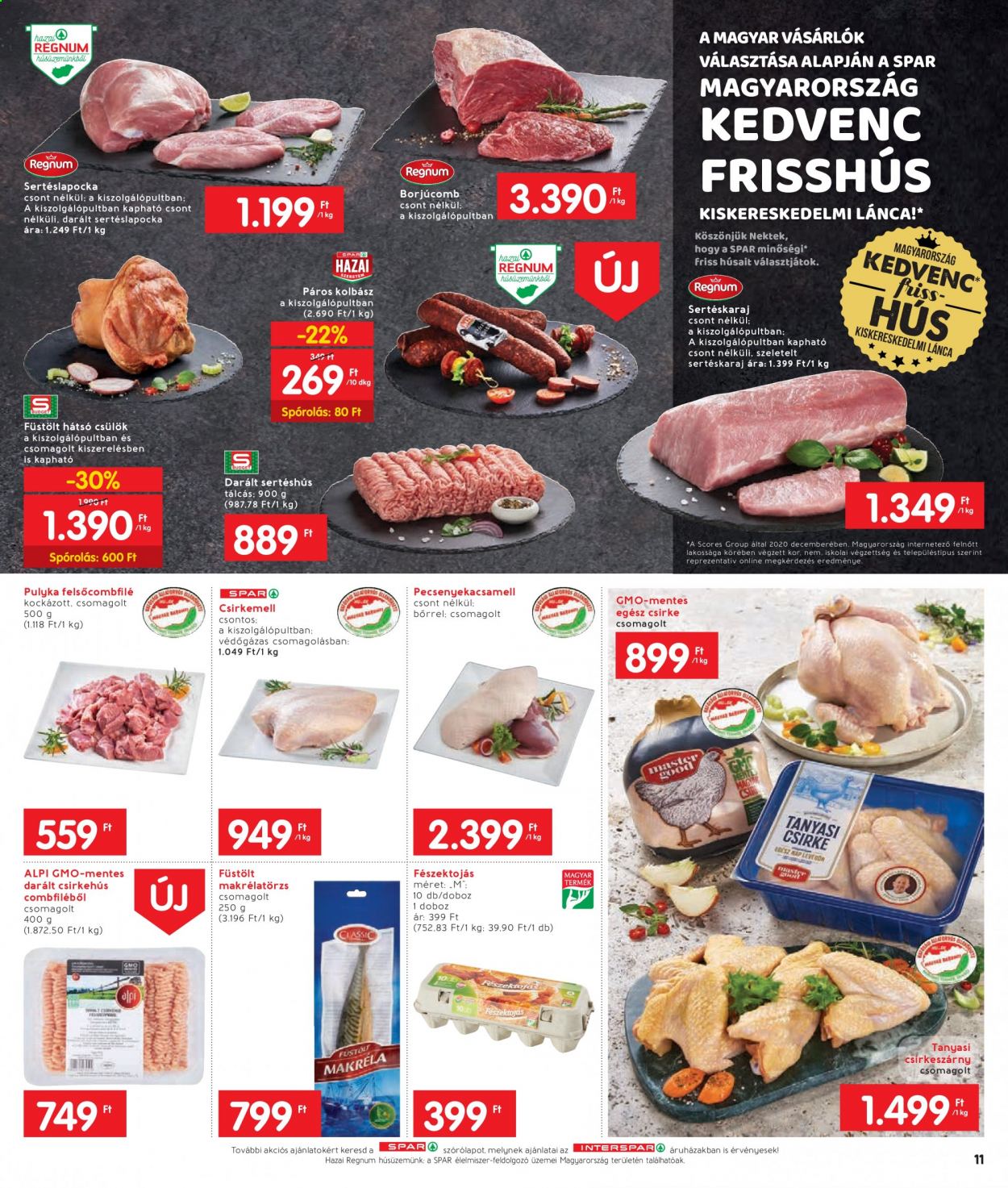 INTERSPAR akciós újságok - 2021.04.22 - 2021.04.28. Oldal 11