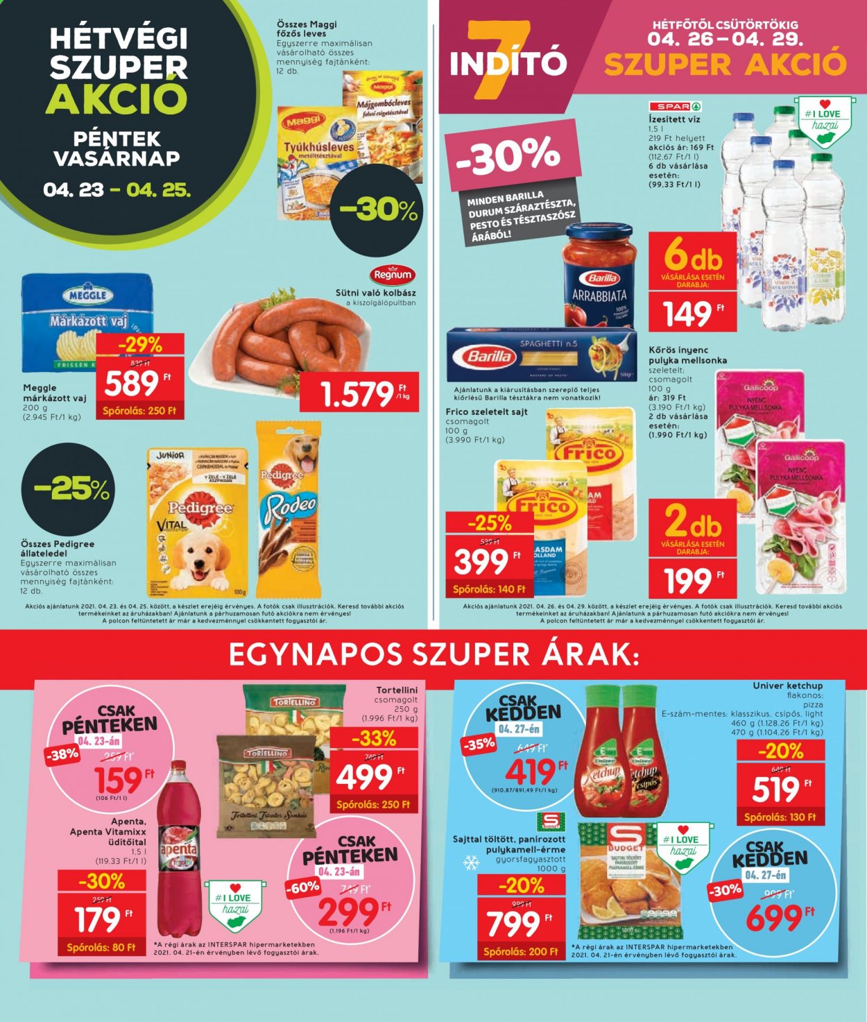 INTERSPAR akciós újságok - 2021.04.22 - 2021.04.28. Oldal 24
