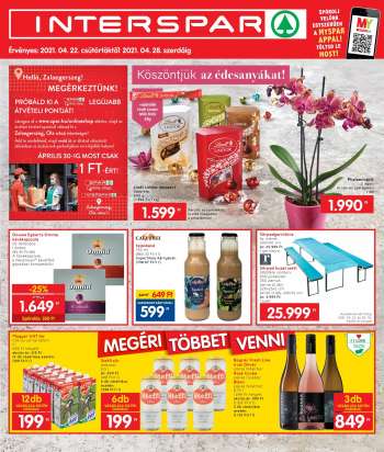 Újság INTERSPAR - 2021.04.22 - 2021.04.28.