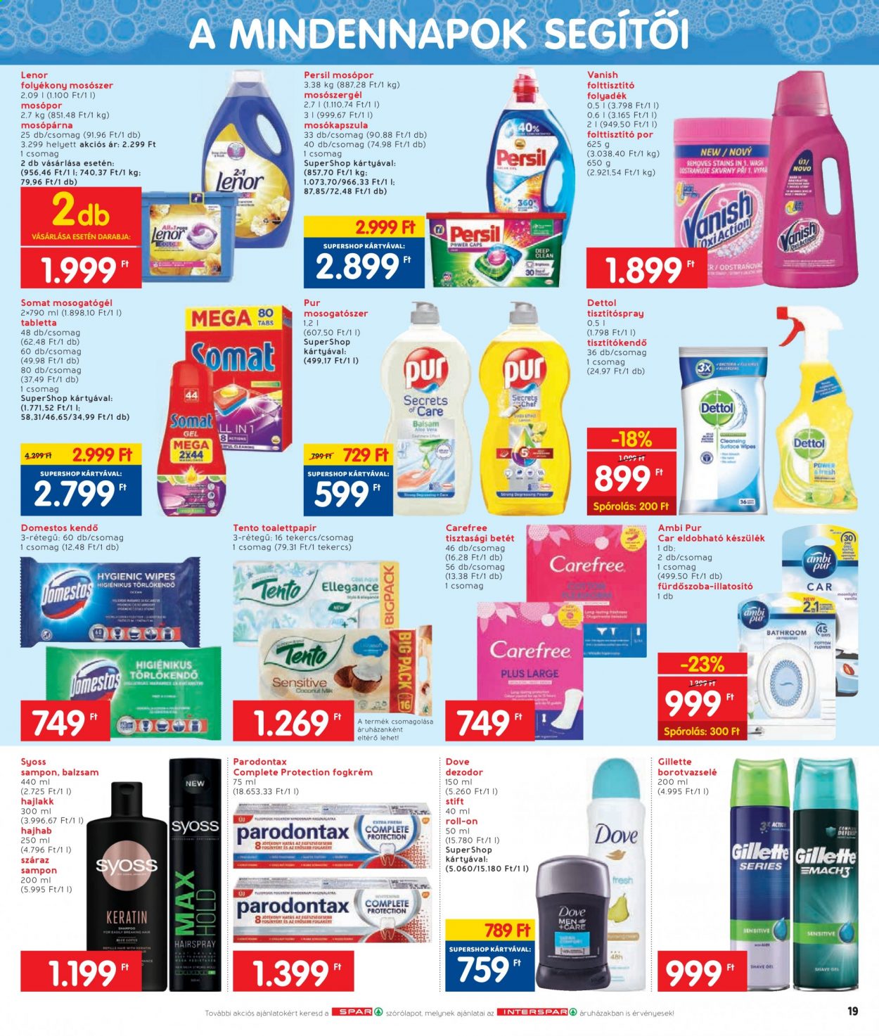INTERSPAR akciós újságok - 2021.04.22 - 2021.04.28. Oldal 19