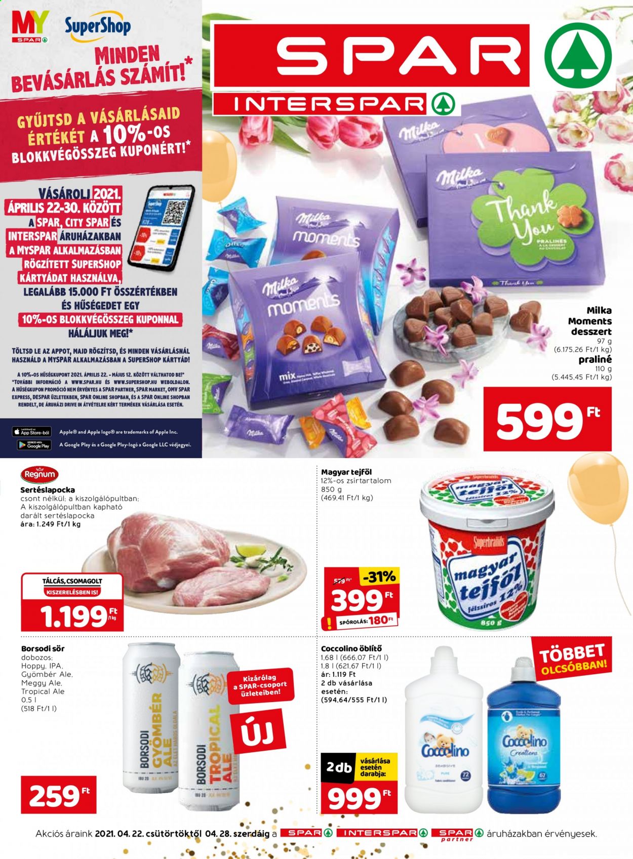 SPAR akciós újságok - 2021.04.22 - 2021.04.28. Oldal 1