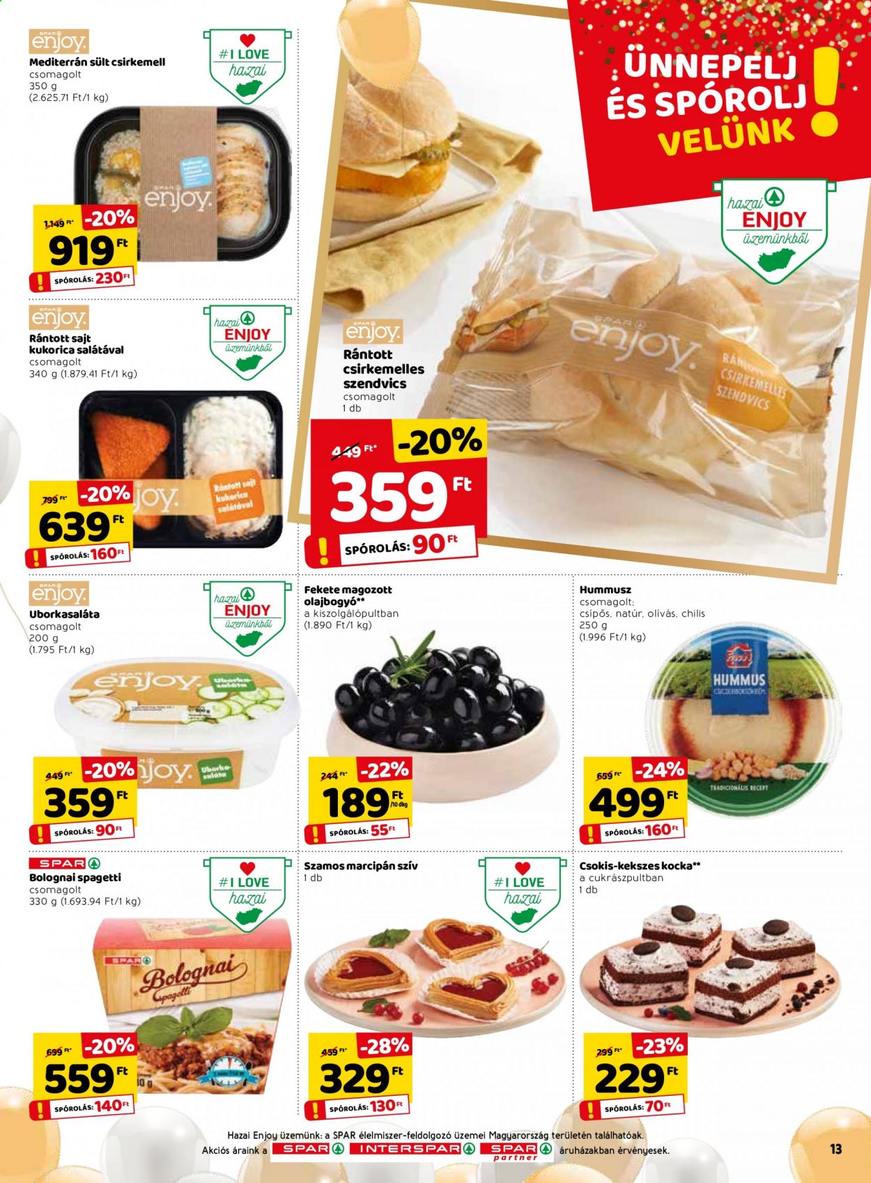 SPAR akciós újságok - 2021.04.22 - 2021.04.28. Oldal 13