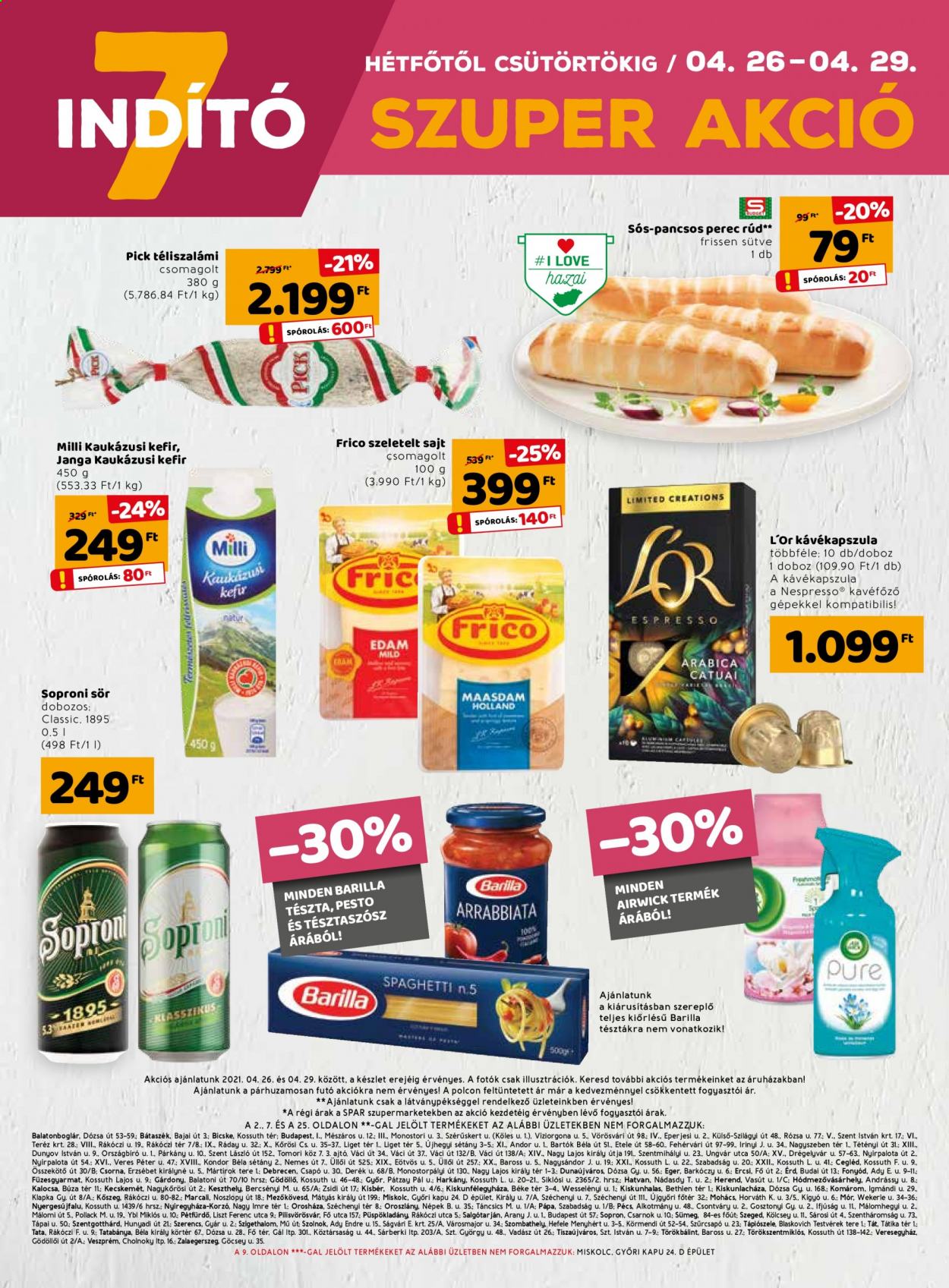 SPAR akciós újságok - 2021.04.22 - 2021.04.28. Oldal 27