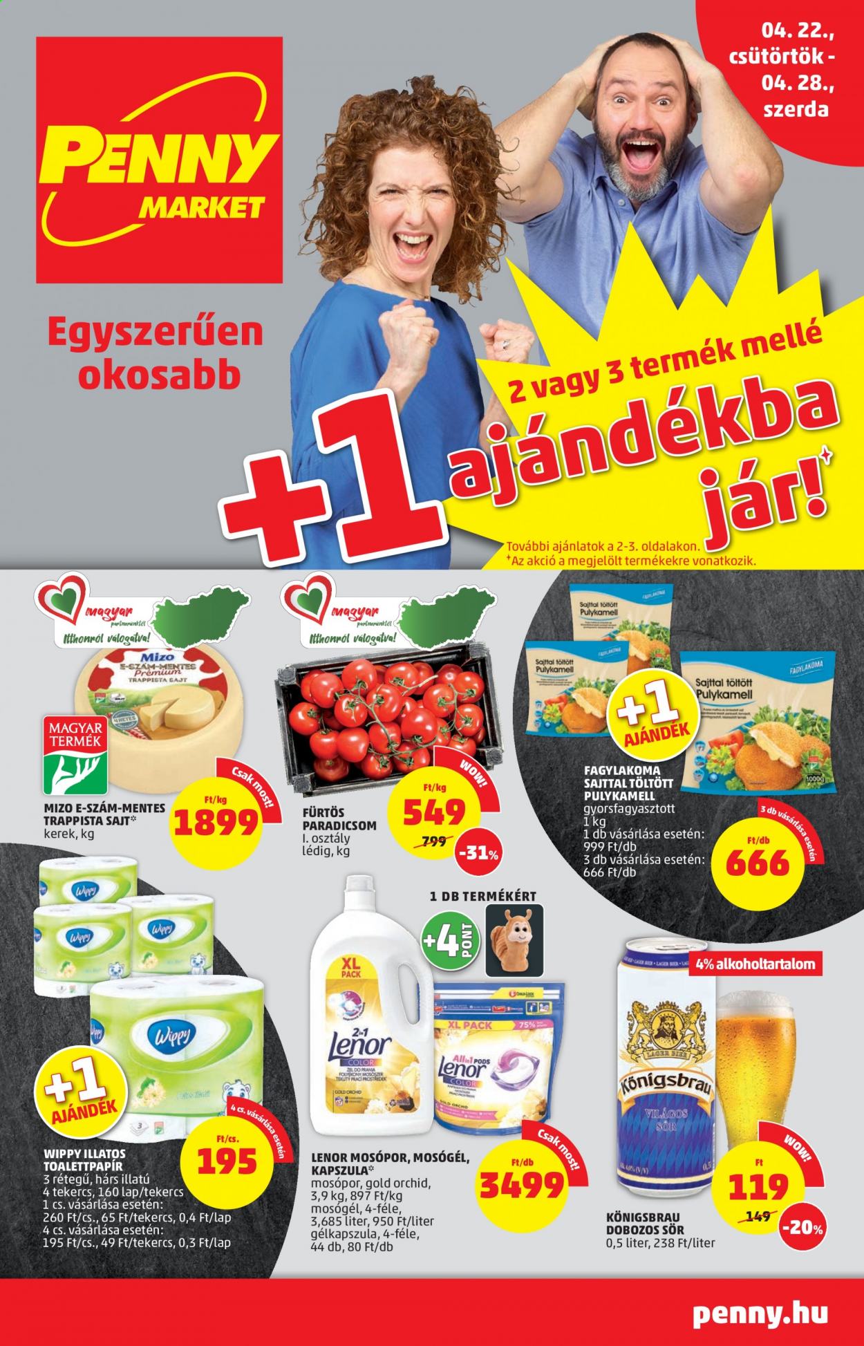 Penny Market akciós újságok - 2021.04.22 - 2021.04.28. Oldal 1