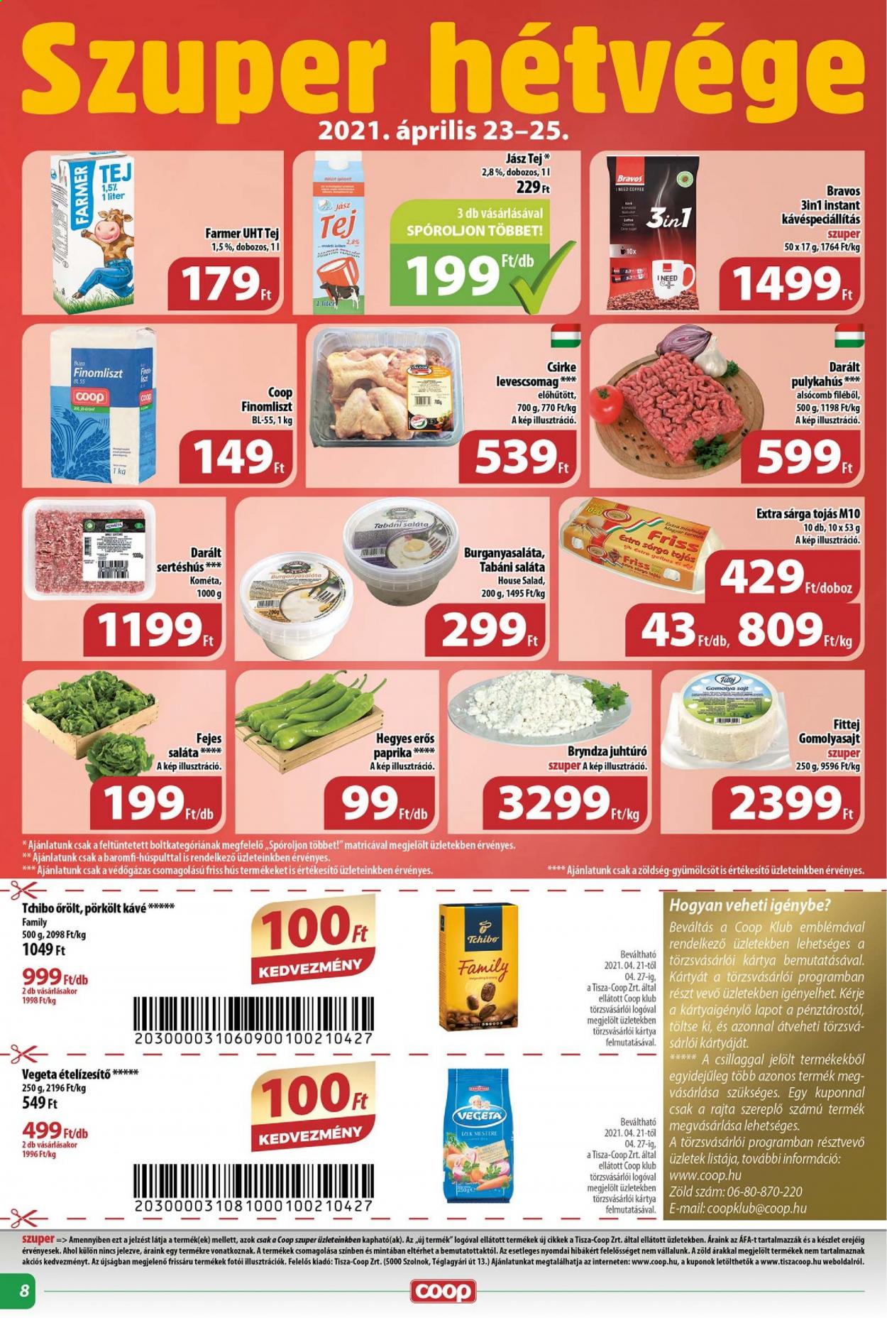 Coop akciós újságok - 2021.04.21 - 2021.04.27. Oldal 8